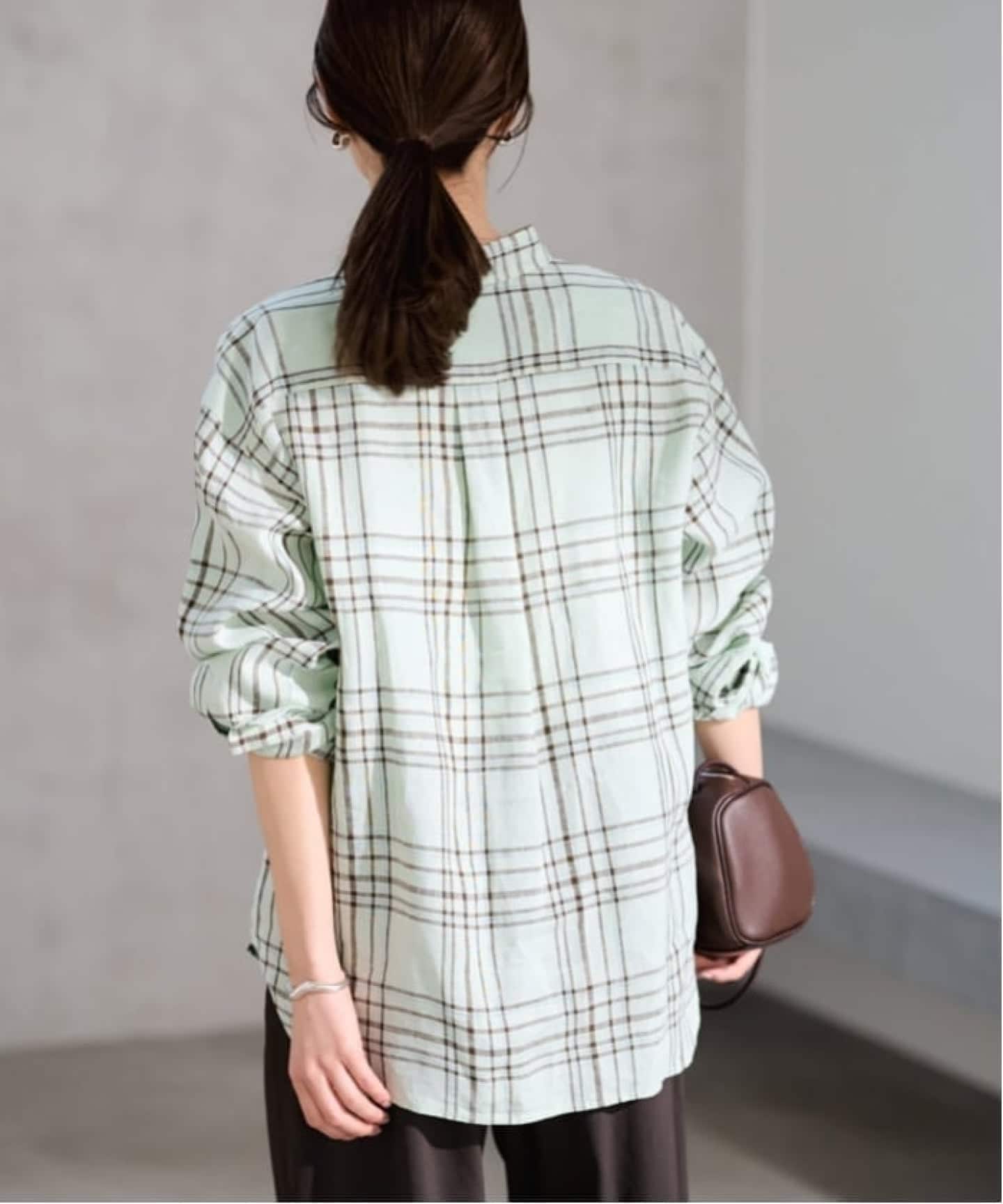 ≪一部カラーWEB限定 / 追加≫フレンチリネンレギュラーシャツ 4