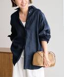 ≪新色 / 追加予約≫ライトフレンチリネンレギュラーシャツ