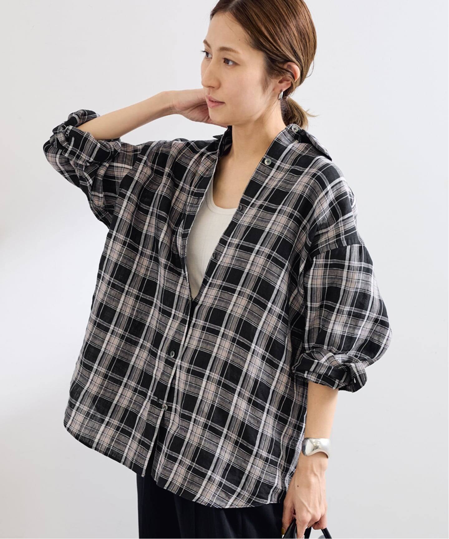 ≪一部カラーWEB限定 / 追加≫ライトフレンチリネンストライプ 