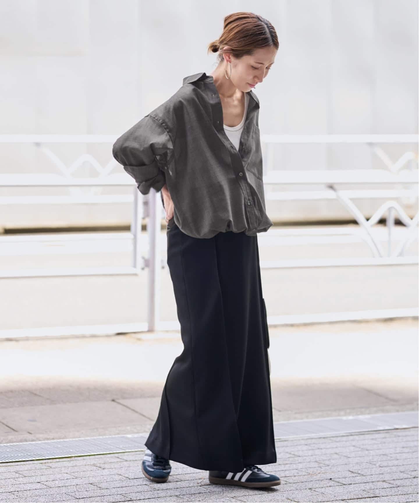 フレームワーク シアートロドロストレギュラーシャツ　グレーA　新品未使用タグ付き ≪新色 / 追加予約≫シアートロドロストレギュラーシャツ（シャツ