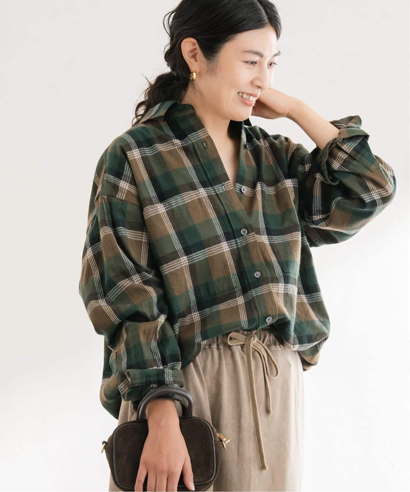 ≪WEB限定 / 追加予約≫ネルチェックシャツ（シャツ／ブラウス