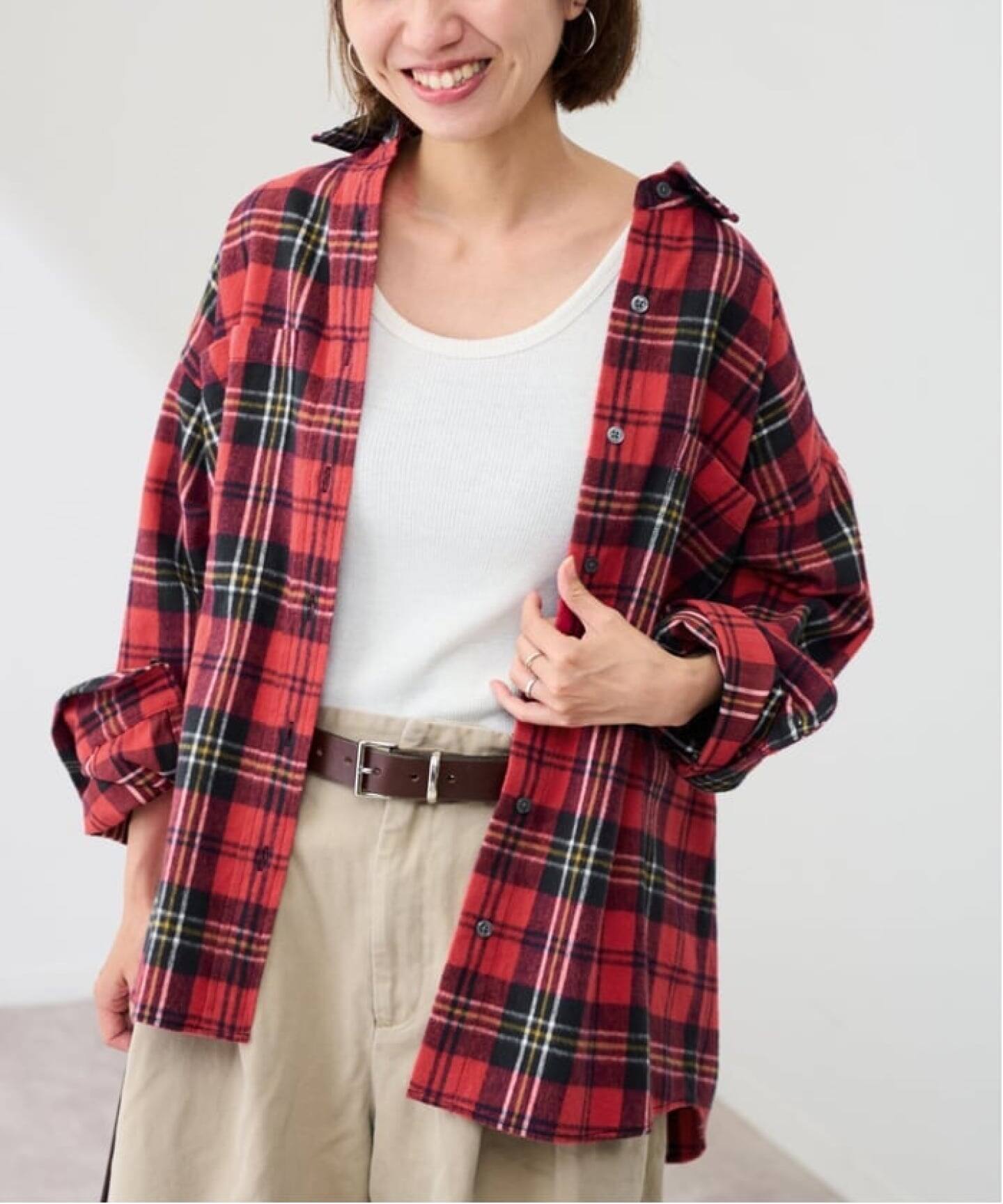 ≪WEB限定 / 追加予約≫ネルチェックシャツ（シャツ／ブラウス