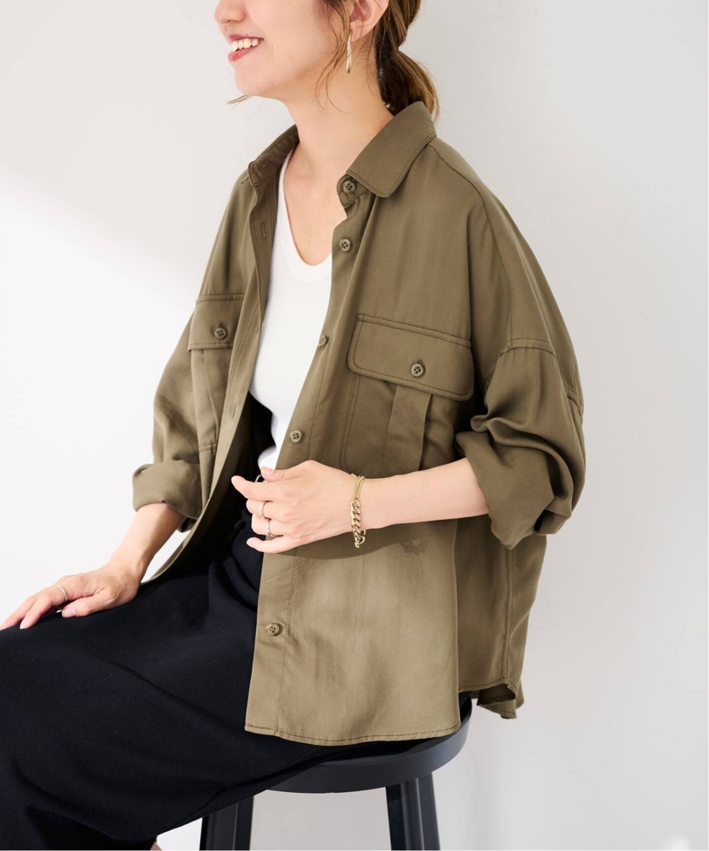 ≪予約≫リヨセルWORK SHIRT（シャツ／ブラウス）｜FRAMeWORK