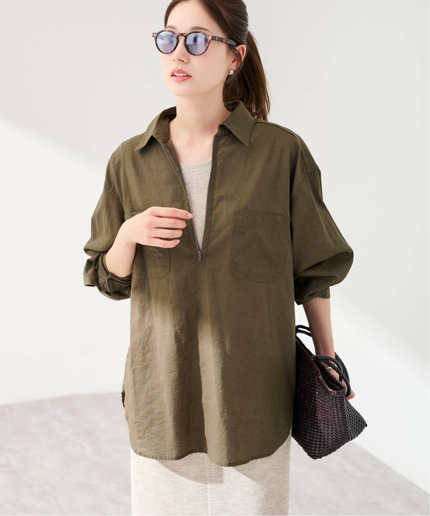 PAYDAY×HOWIECLOTHING×FRAMeWORK HALF ZIP シャツ（シャツ／ブラウス 