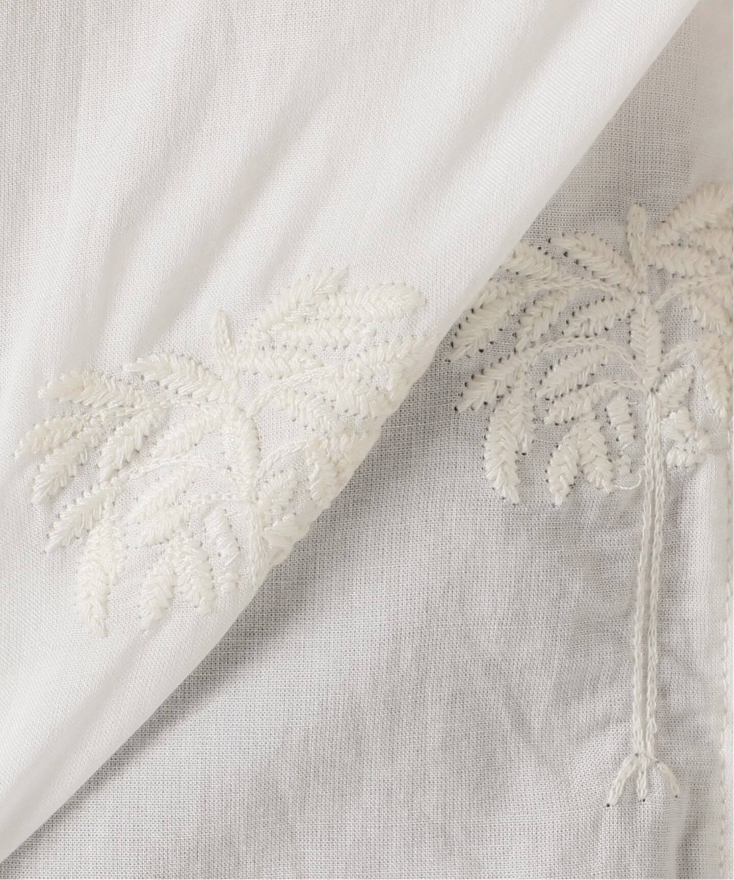COUTURE DADAM/クチュールドアダム parm tree embroidery シャツ