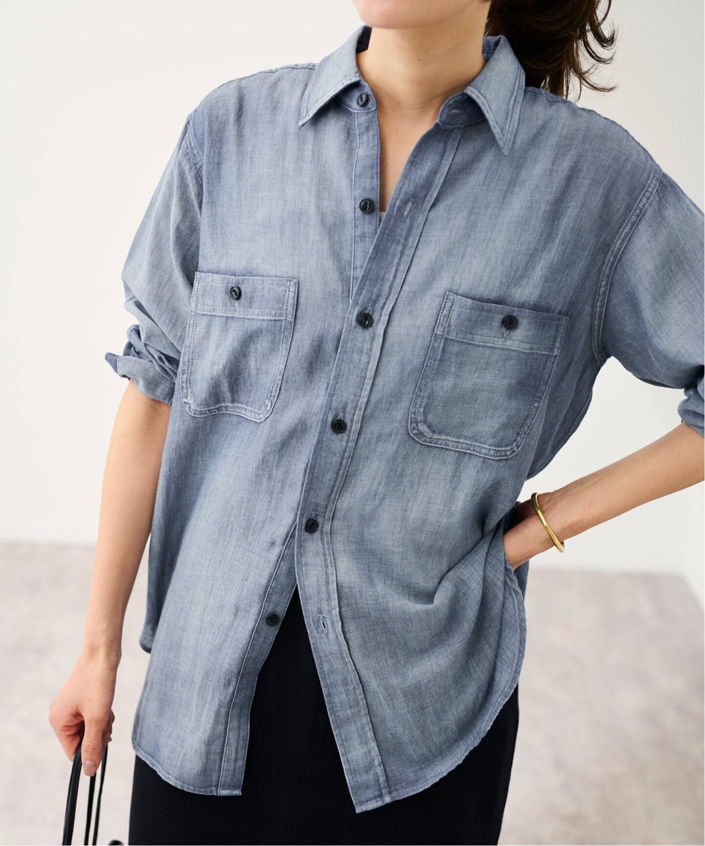 ≪追加≫PAYDAY /ペイデイ 別注シアーワークシャツ（シャツ／ブラウス