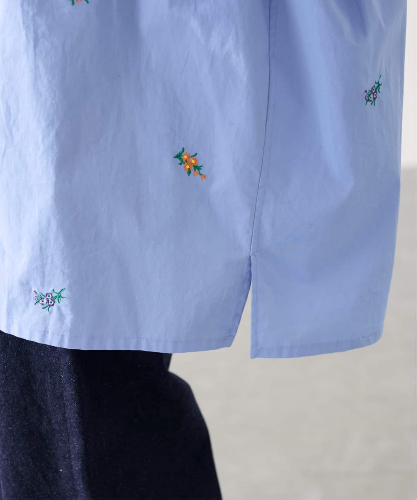 JANE SMITH/ジェーンスミス flower embroidery regular col（シャツ