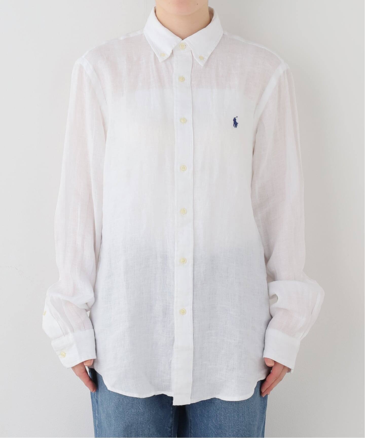POLO RALPH LAUREN カスタムフィットリネンボタンダウンシャツ（シャツ