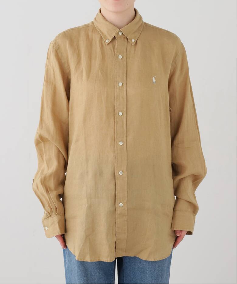 POLO RALPH LAUREN カスタムフィットリネンボタンダウンシャツ（シャツ 