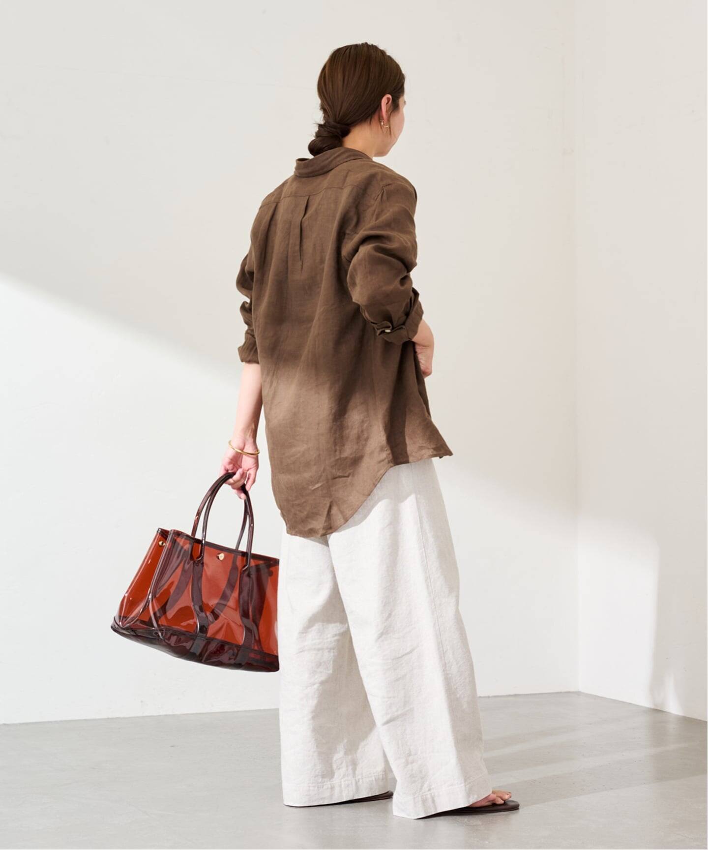POLO PALPH LAUREN カスタムフィットリネンボタンダウンシャツ（シャツ
