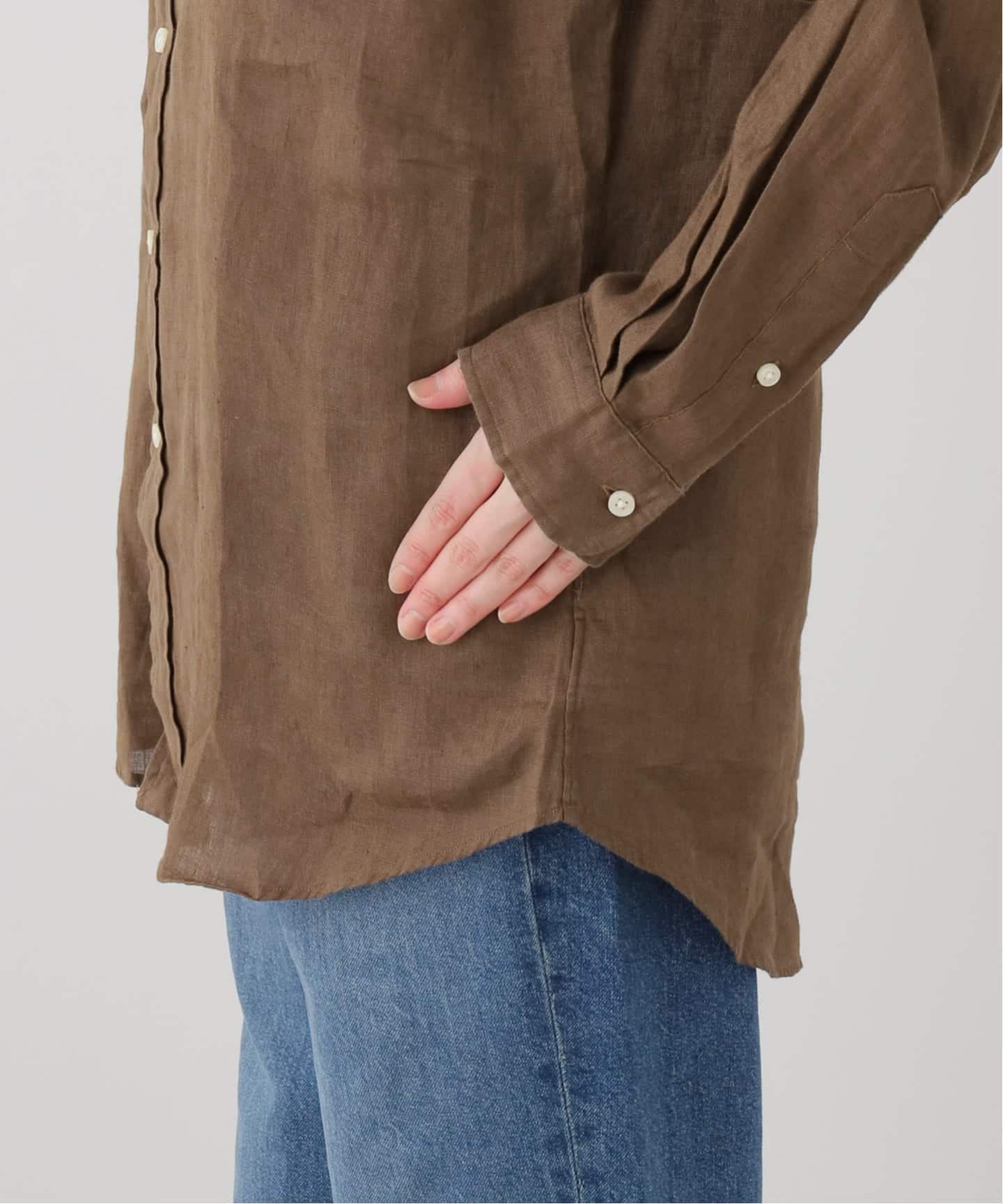 POLO PALPH LAUREN カスタムフィットリネンボタンダウンシャツ（シャツ
