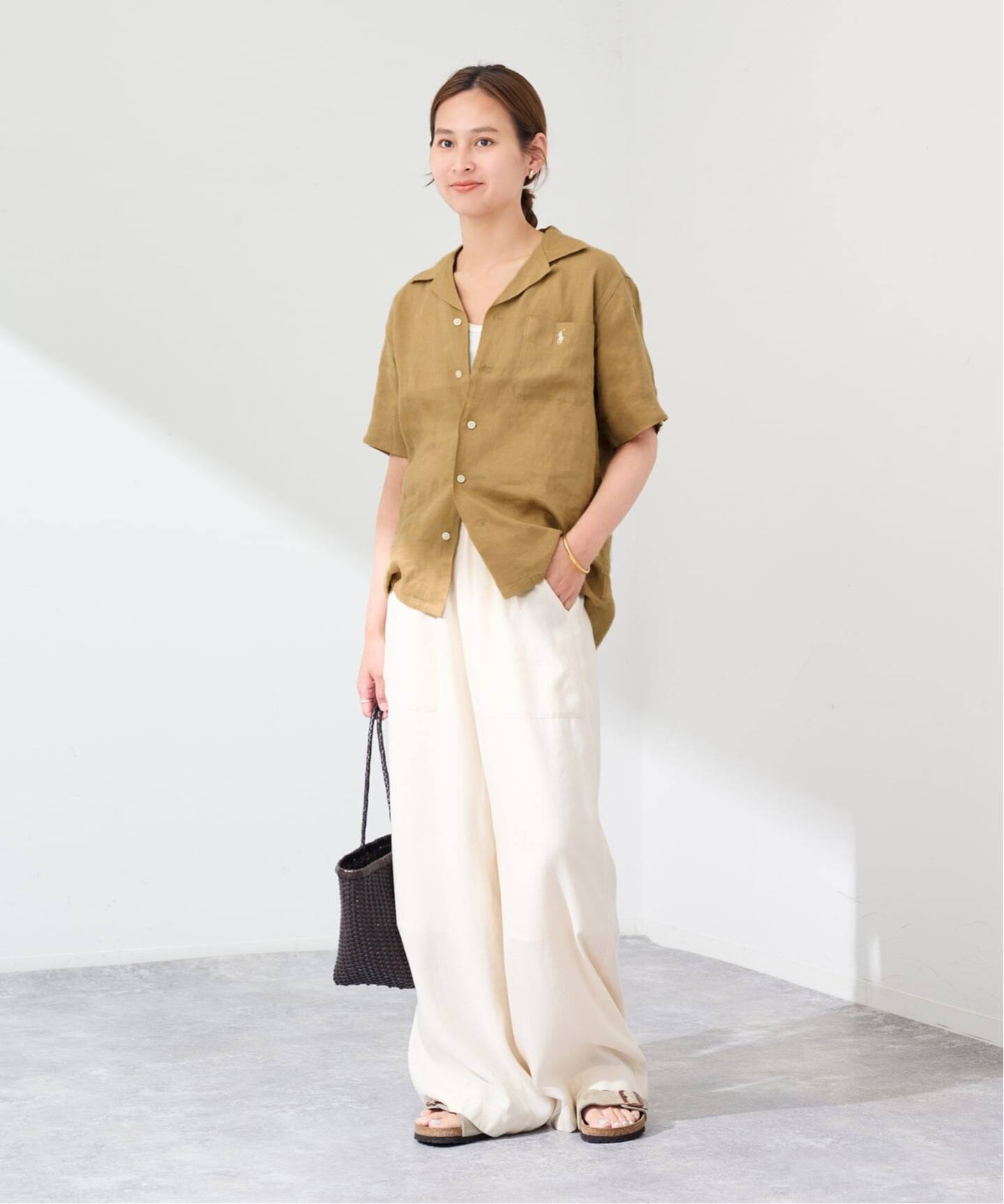 POLO RALPH LAUREN クラシックフィットリネンキャンプシャツ（シャツ
