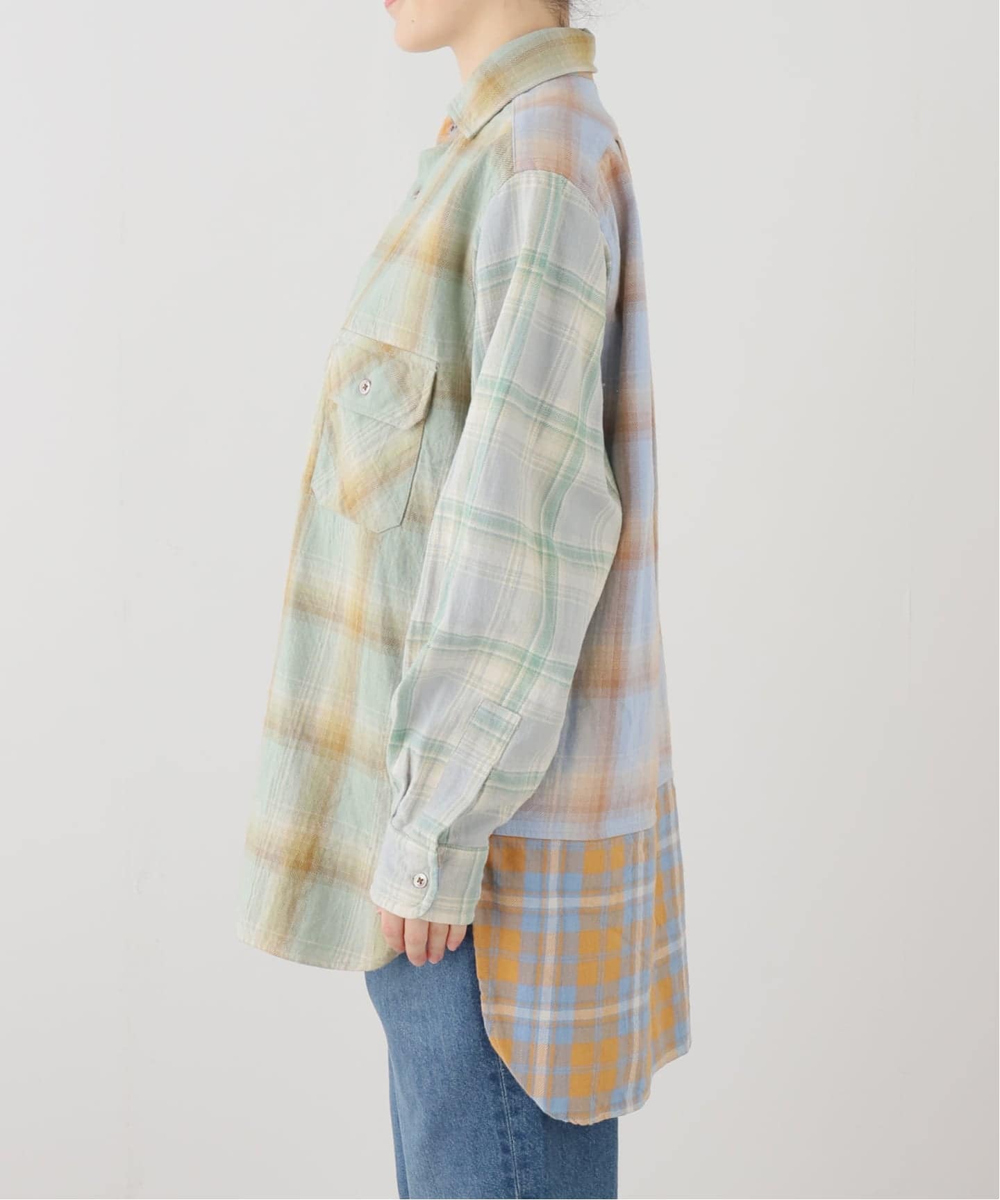 Nigel Cabourn グランパシャツクレイジーパターン（シャツ／ブラウス