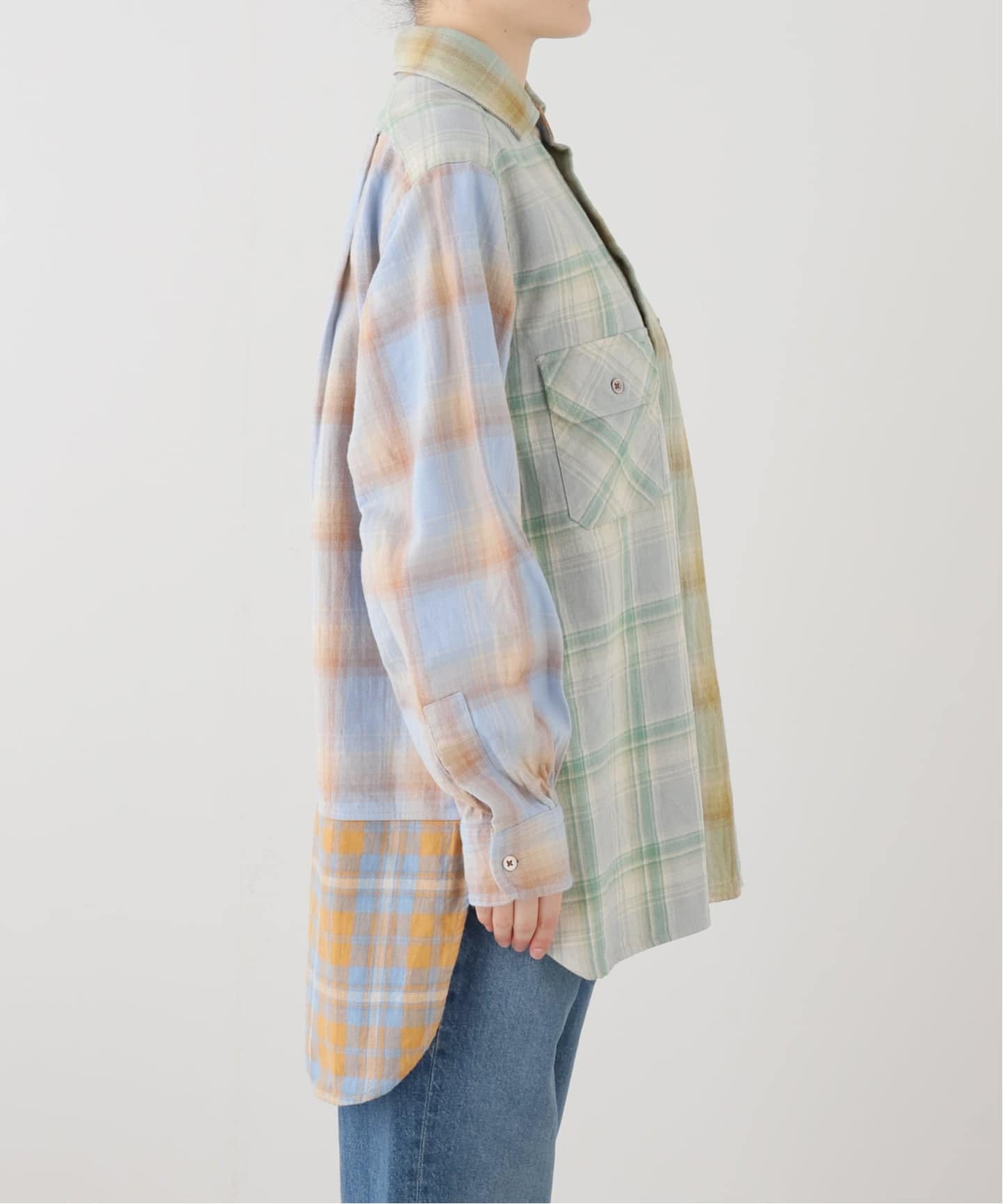 Nigel Cabourn グランパシャツクレイジーパターン（シャツ／ブラウス