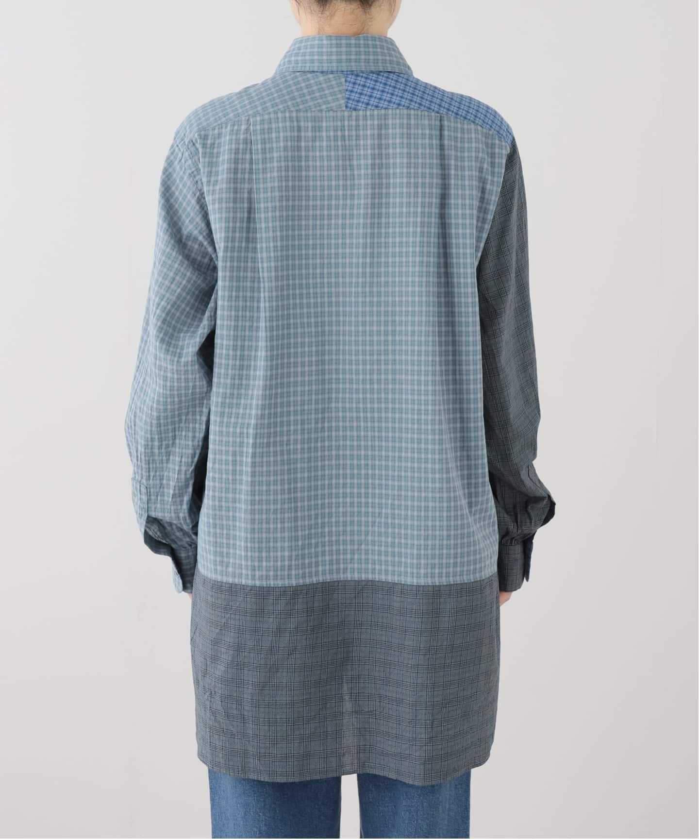 Nigel Cabourn グランパシャツクレイジーパターンドビー（シャツ