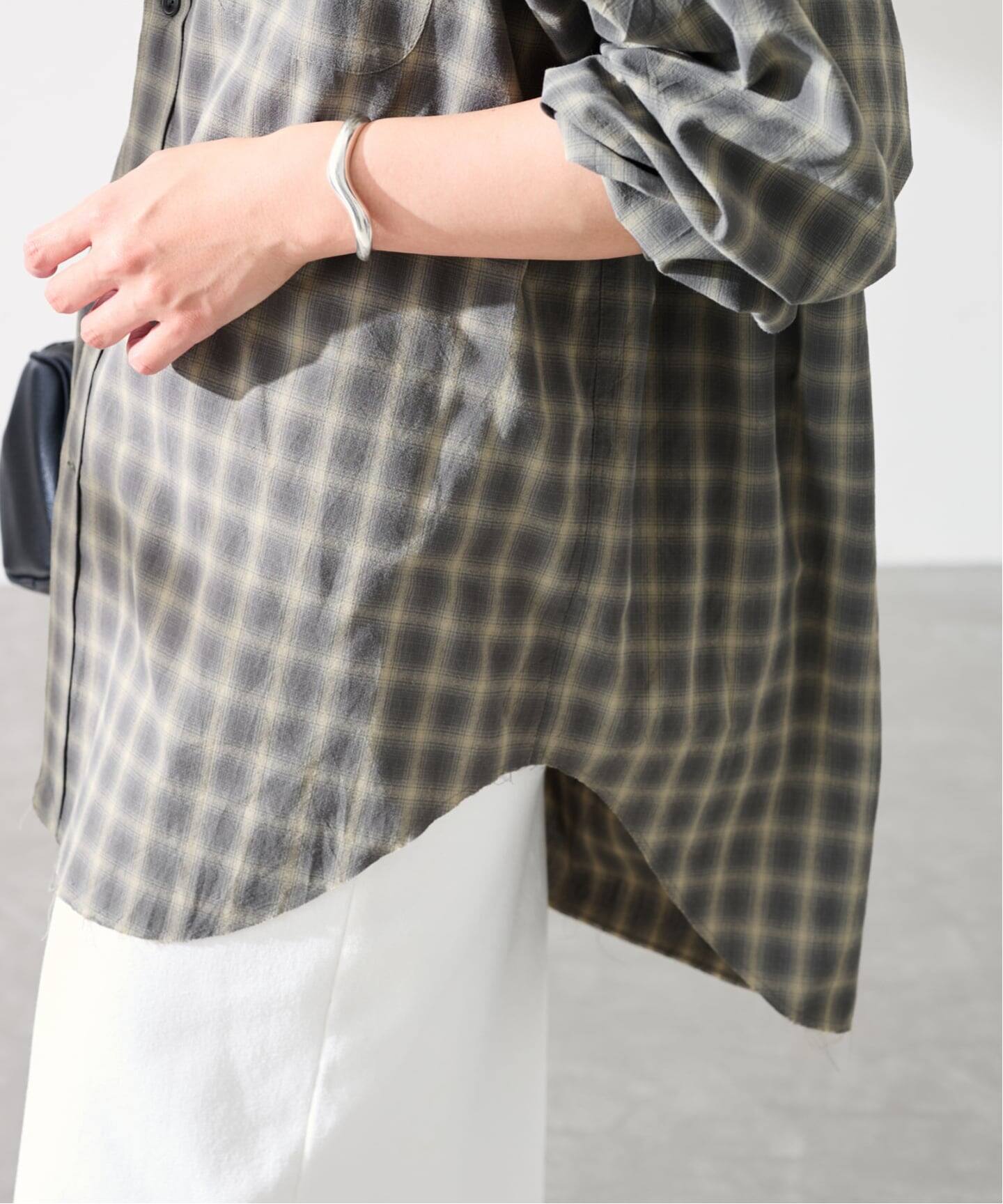 JANE SMITH shadow check work shirt（シャツ／ブラウス）｜FRAMeWORK