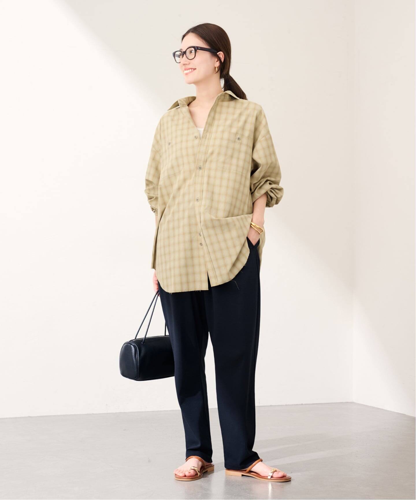 JANE SMITH shadow check work shirt（シャツ／ブラウス）｜FRAMeWORK