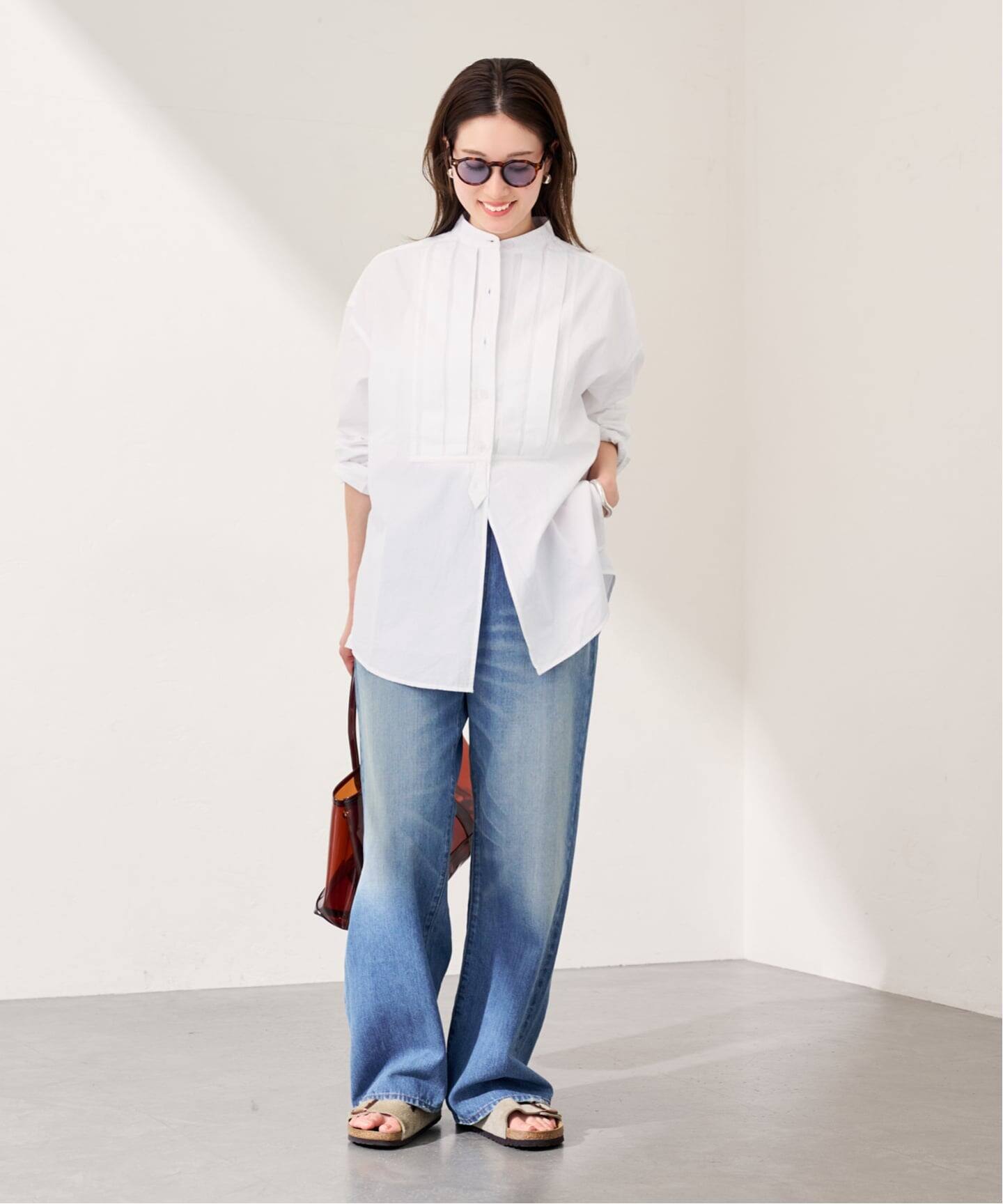 SEEALL/シーオール OVERSIZED TAXIDO SHIRTS（シャツ／ブラウス