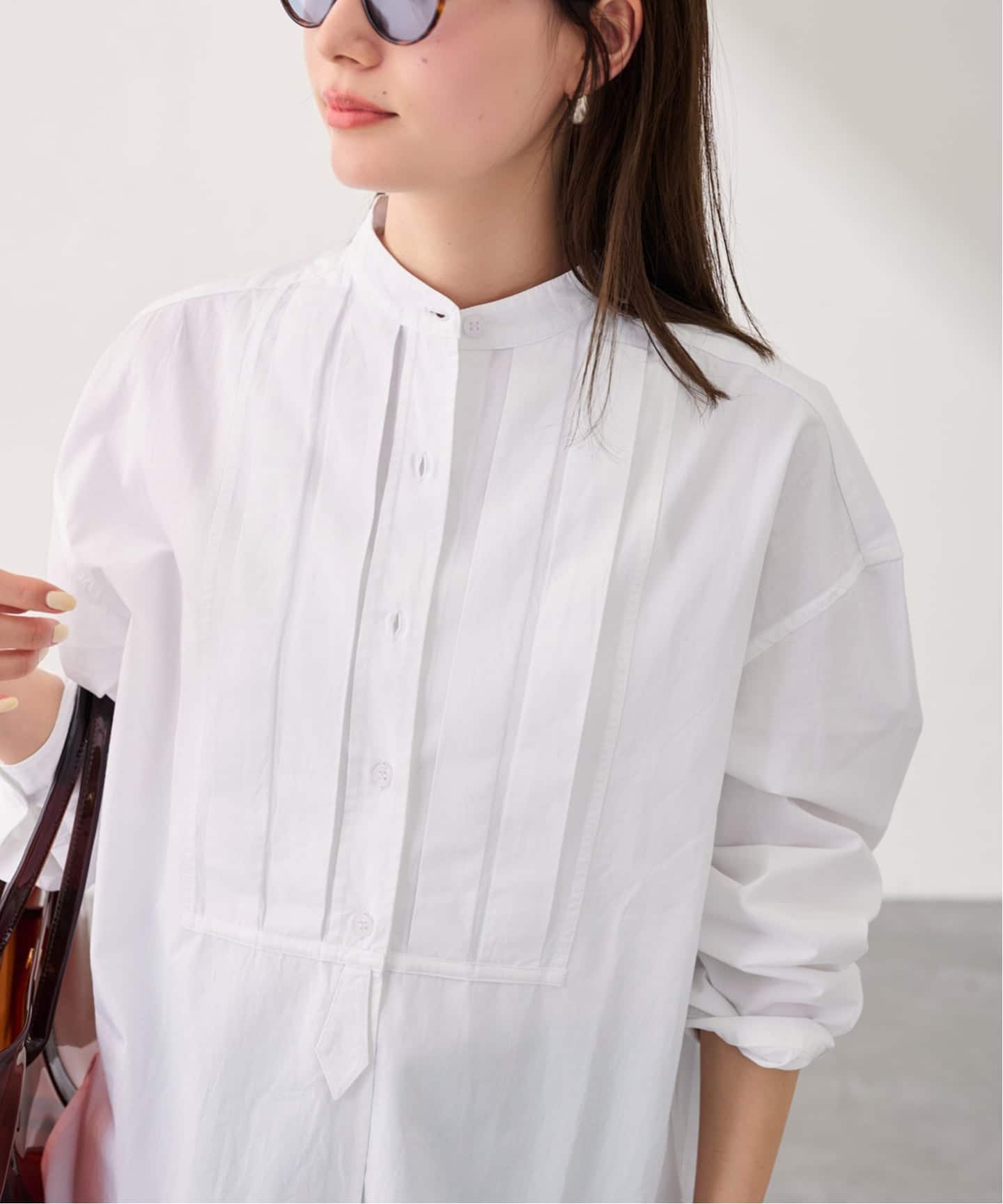 SEEALL/シーオール OVERSIZED TAXIDO SHIRTS（シャツ／ブラウス