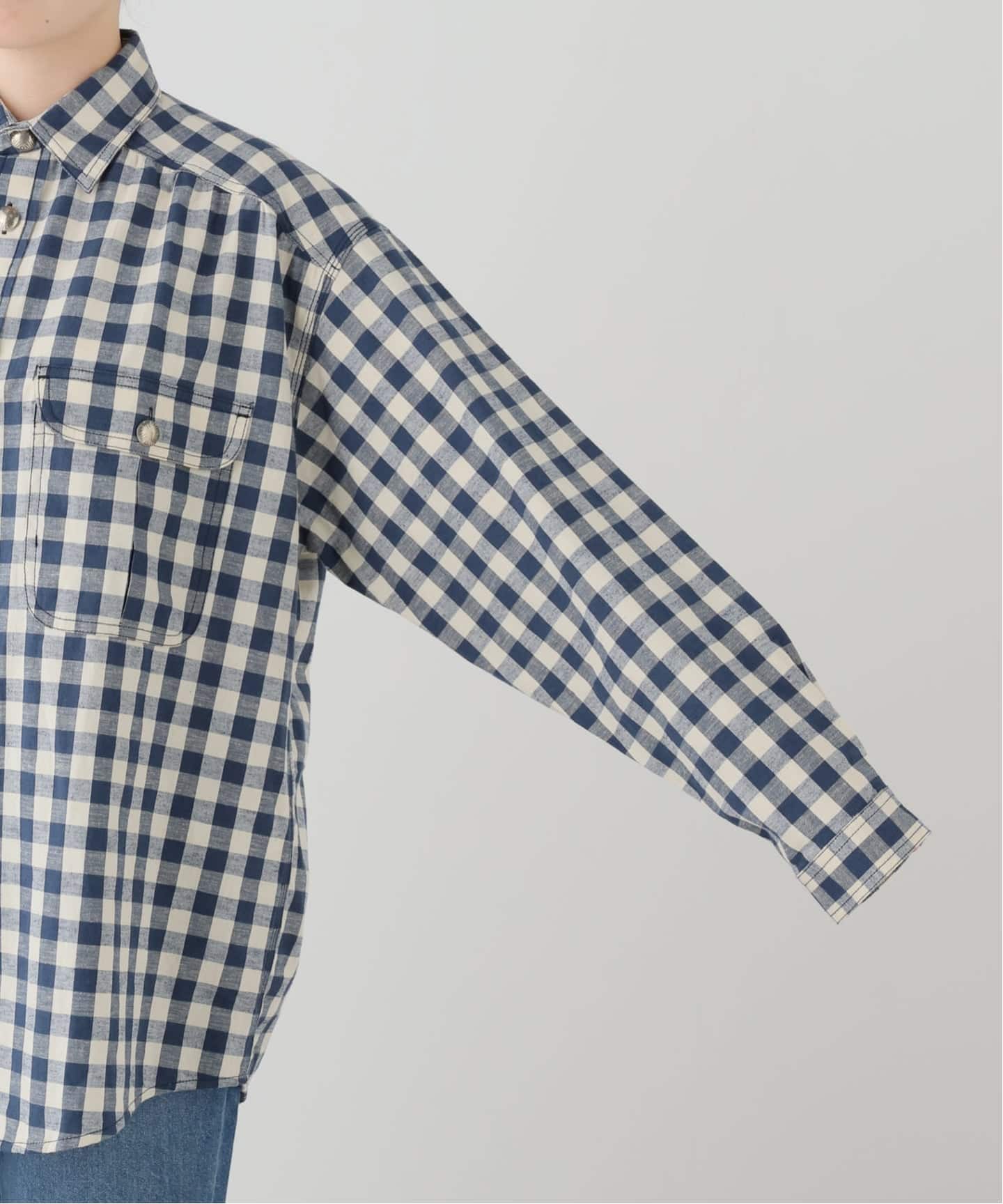 MONITALY/モニタリー GIORGIO WORK SHIRT W CONCHE（シャツ／ブラウス