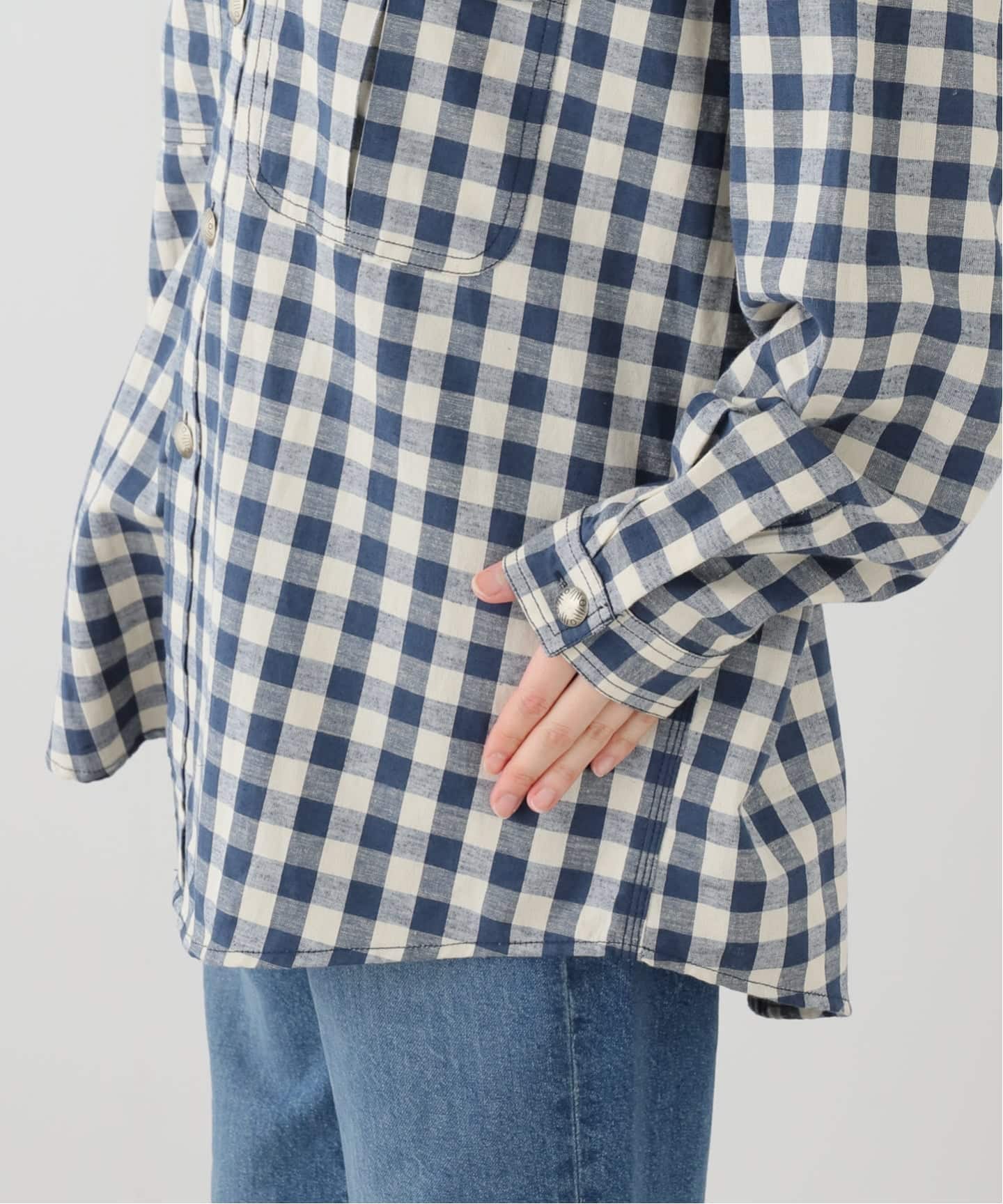 MONITALY/モニタリー GIORGIO WORK SHIRT W CONCHE（シャツ／ブラウス