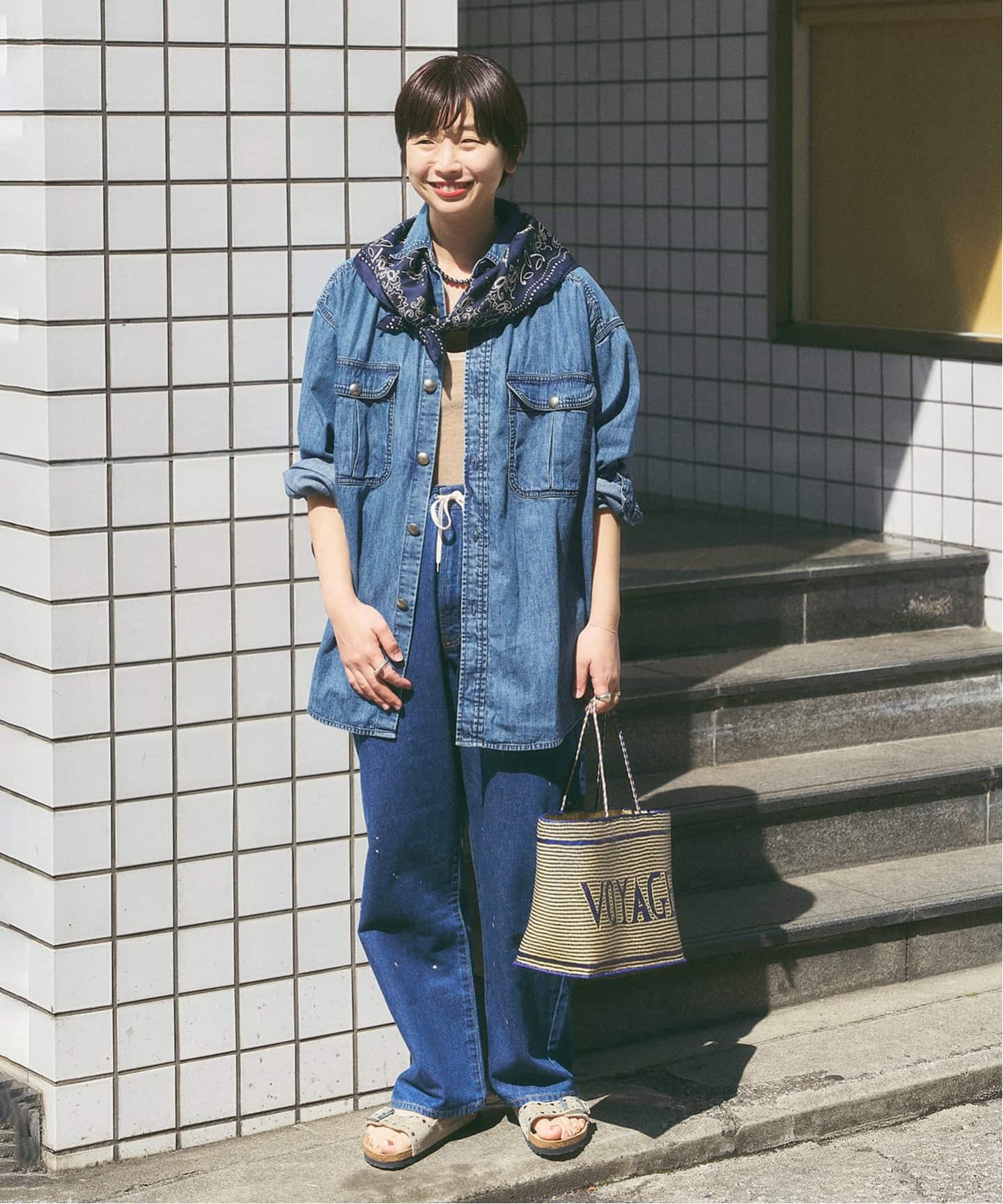 MONITALY/モニタリー GIORGIO WORK SHIRT W CONCHE（シャツ／ブラウス