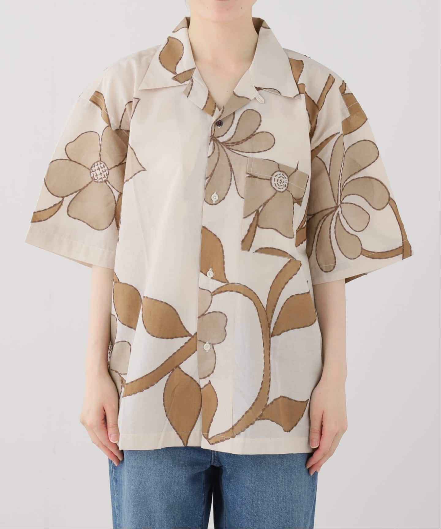 KARDO ROHITフラワーハンドペイントshirt（シャツ／ブラウス