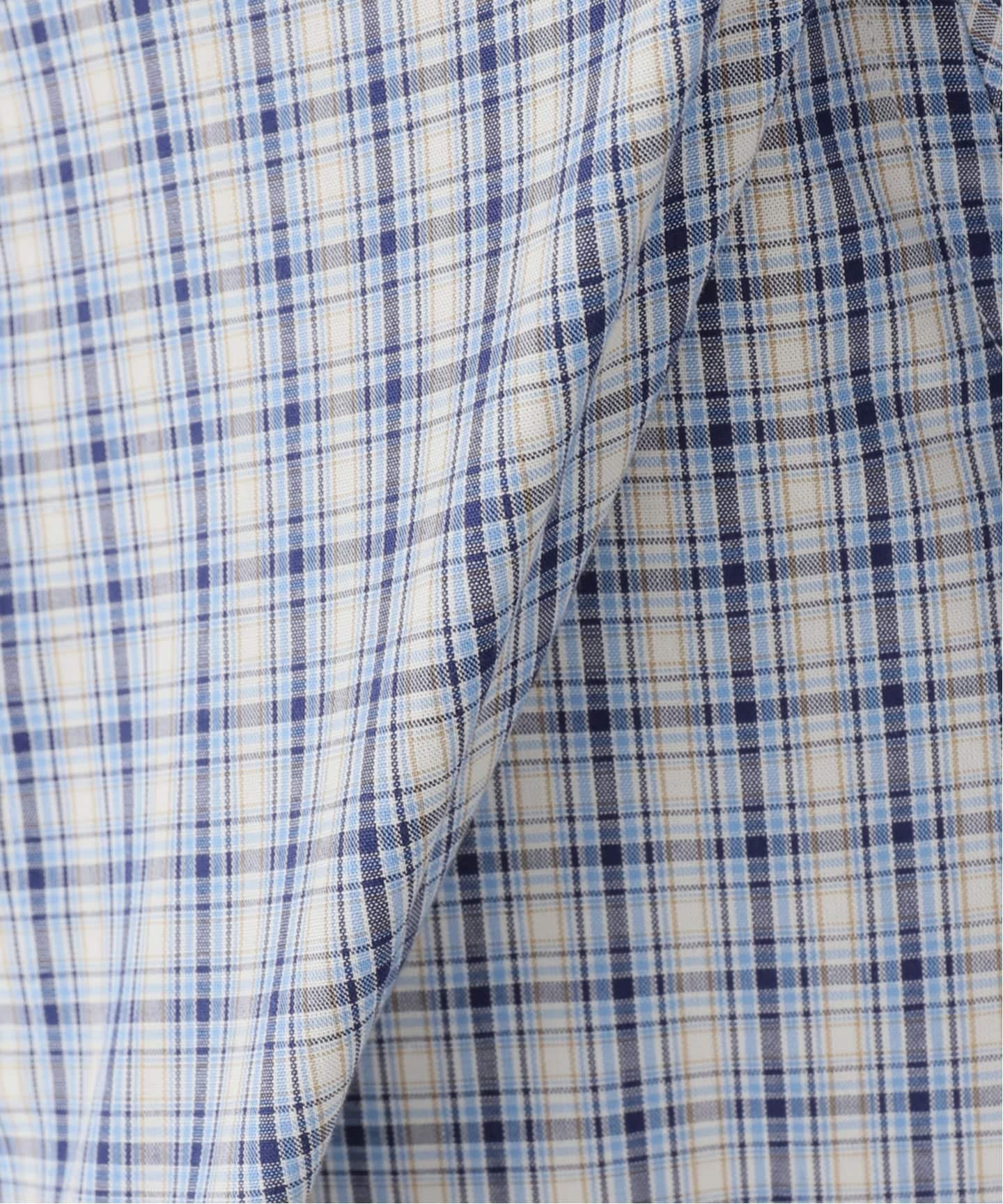 BASERANGE/ベースレンジ CLAUDE SHIRT(ブルー)（シャツ／ブラウス