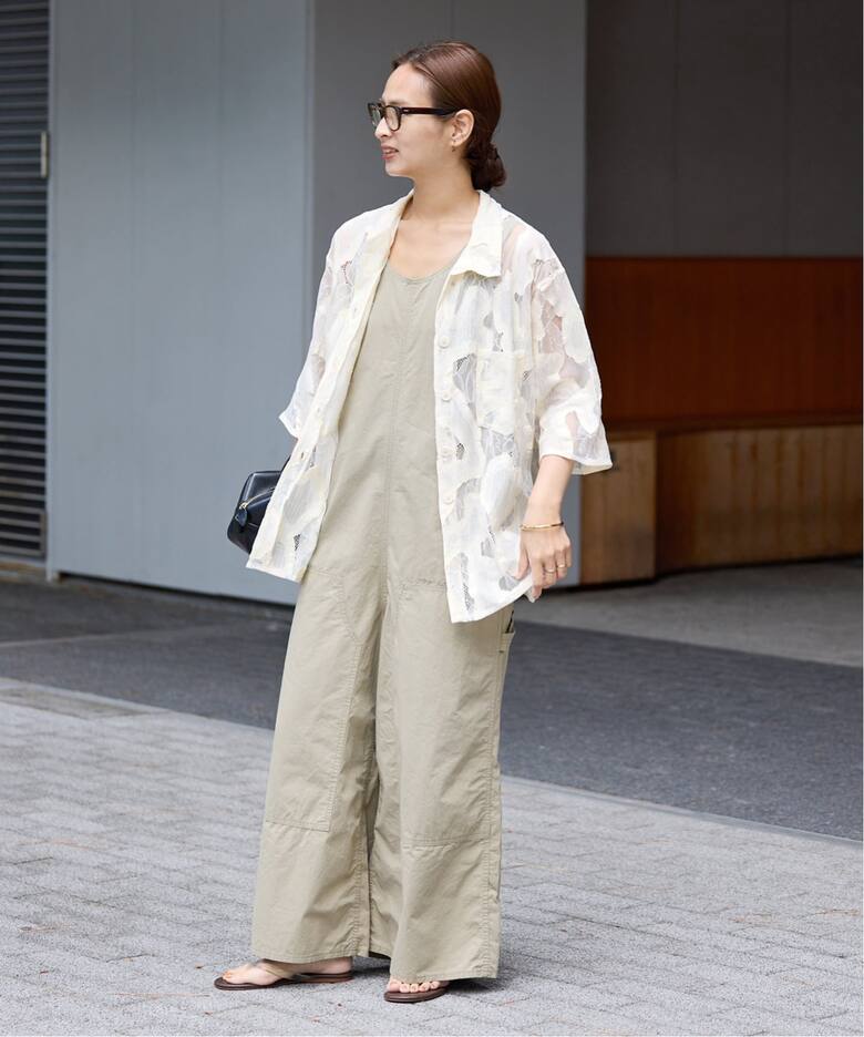 ≪追加予約≫ESTHE OVERSIZED SHEER LACE シャツ（シャツ／ブラウス 