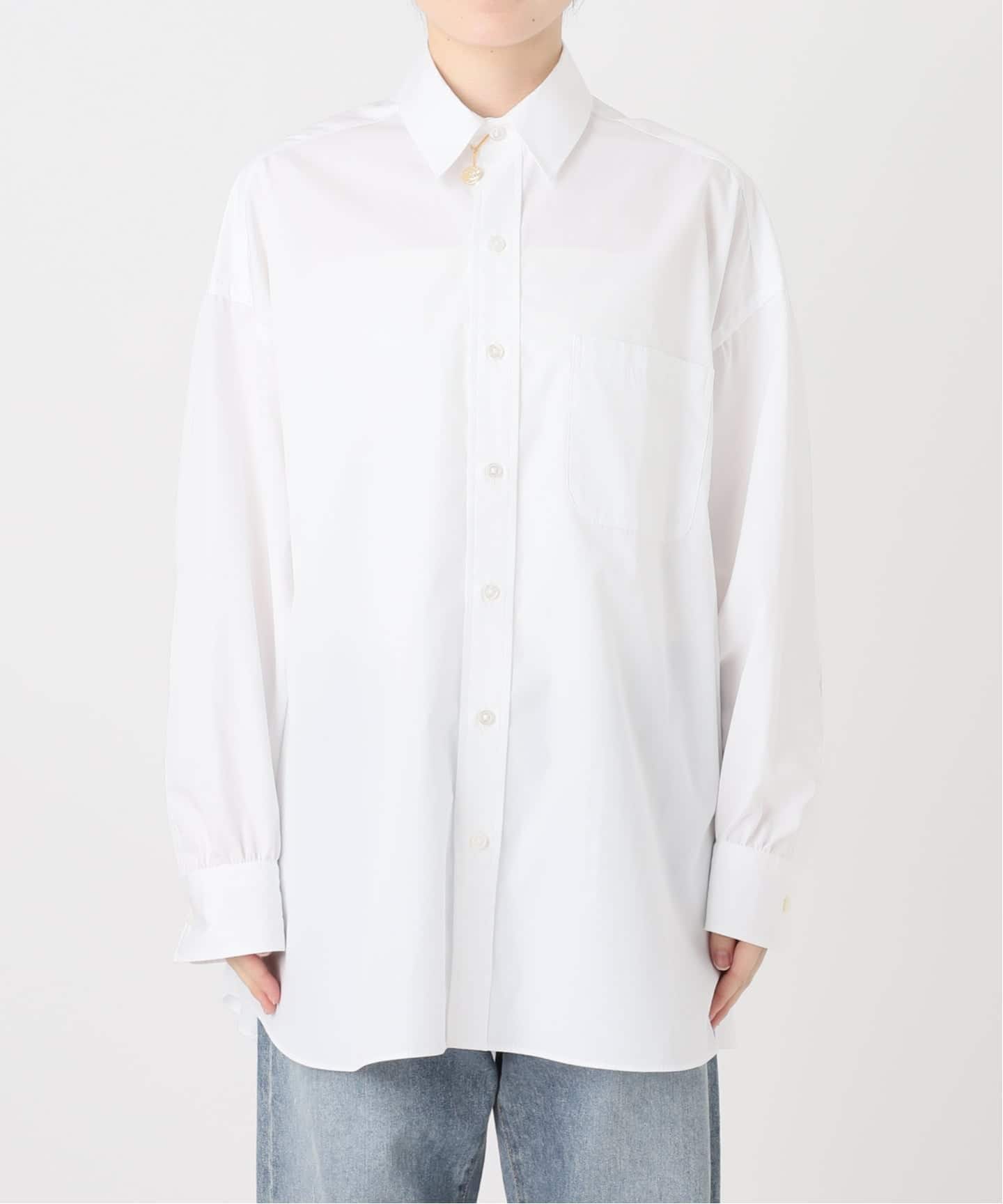 COUTURE D`ADAM/クチュールドアダム チャーム付オーバーサイズシャツ