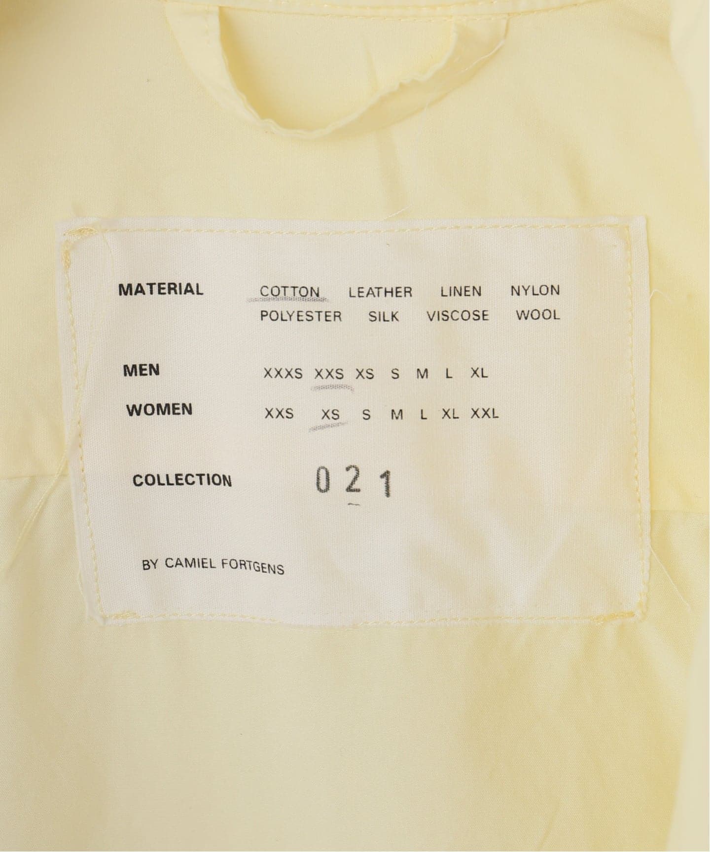 CAMIEL FORTGENS/カミエル フォートへンス ZIP SHIRT（シャツ