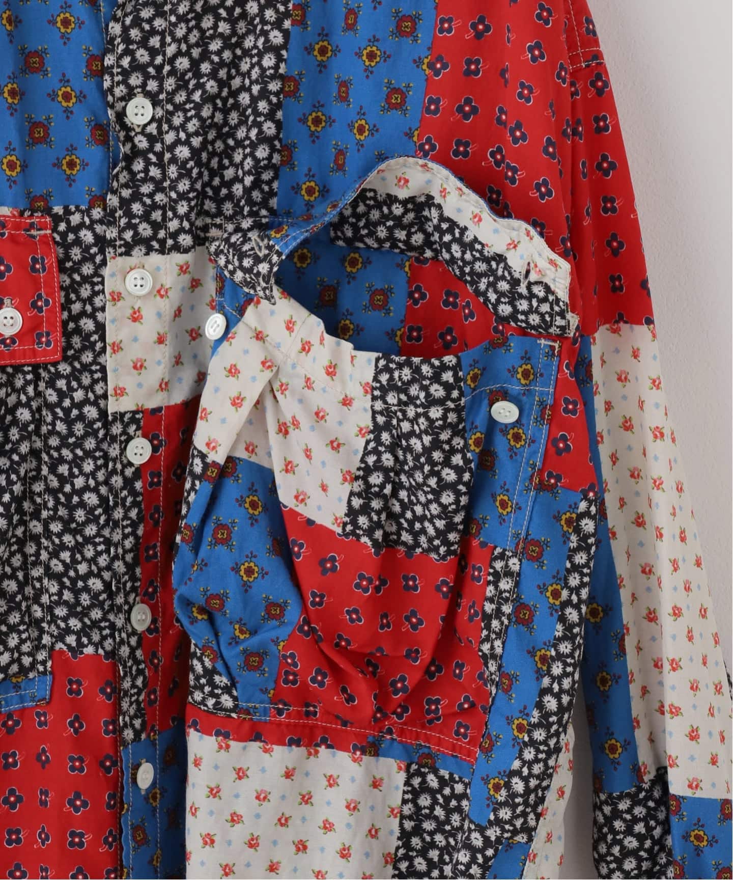 KATHARINE HAMNETT/ キャサリン ハムネット PATCHWORK SHIRT（シャツ