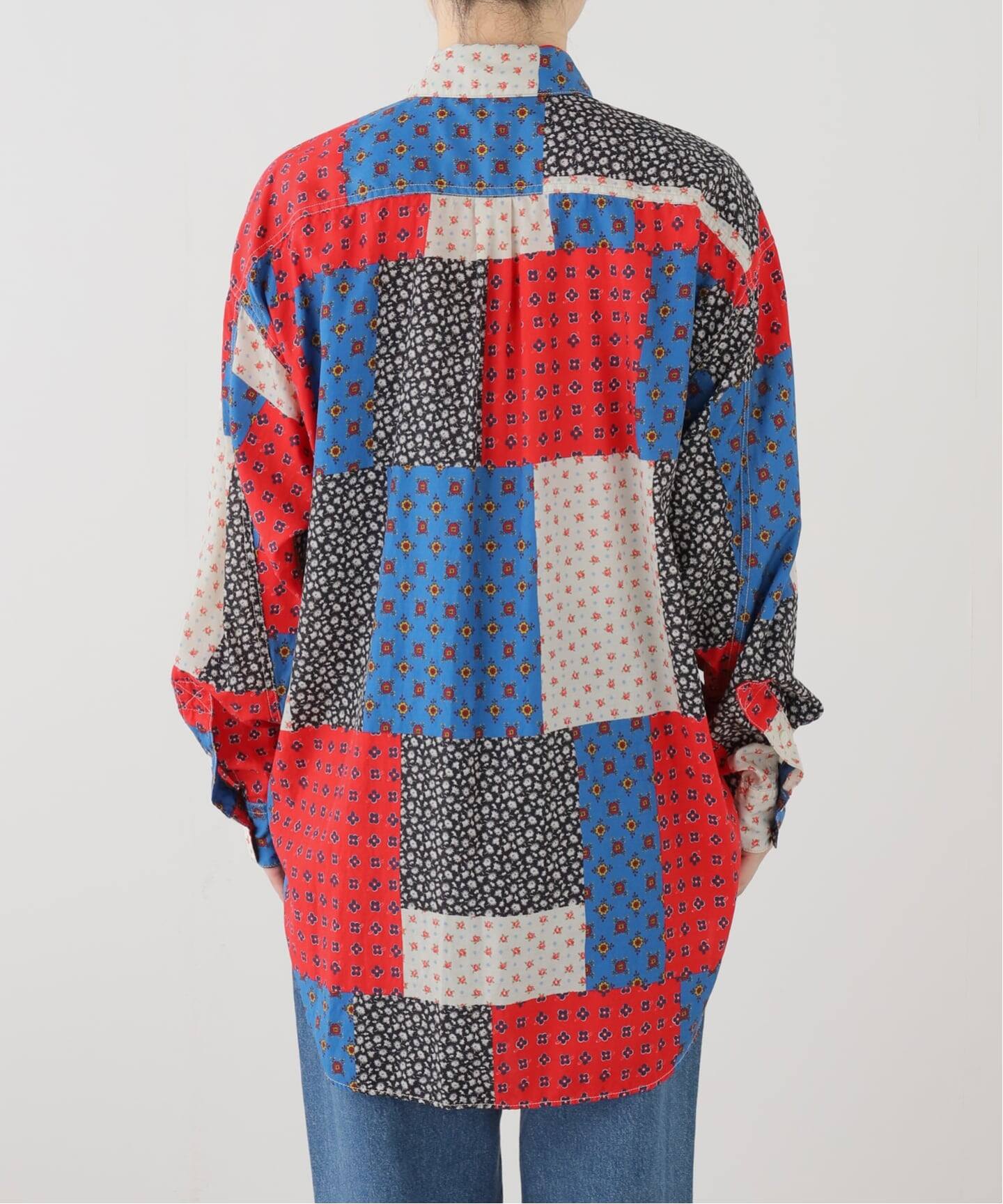 KATHARINE HAMNETT/ キャサリン ハムネット PATCHWORK SHIRT（シャツ