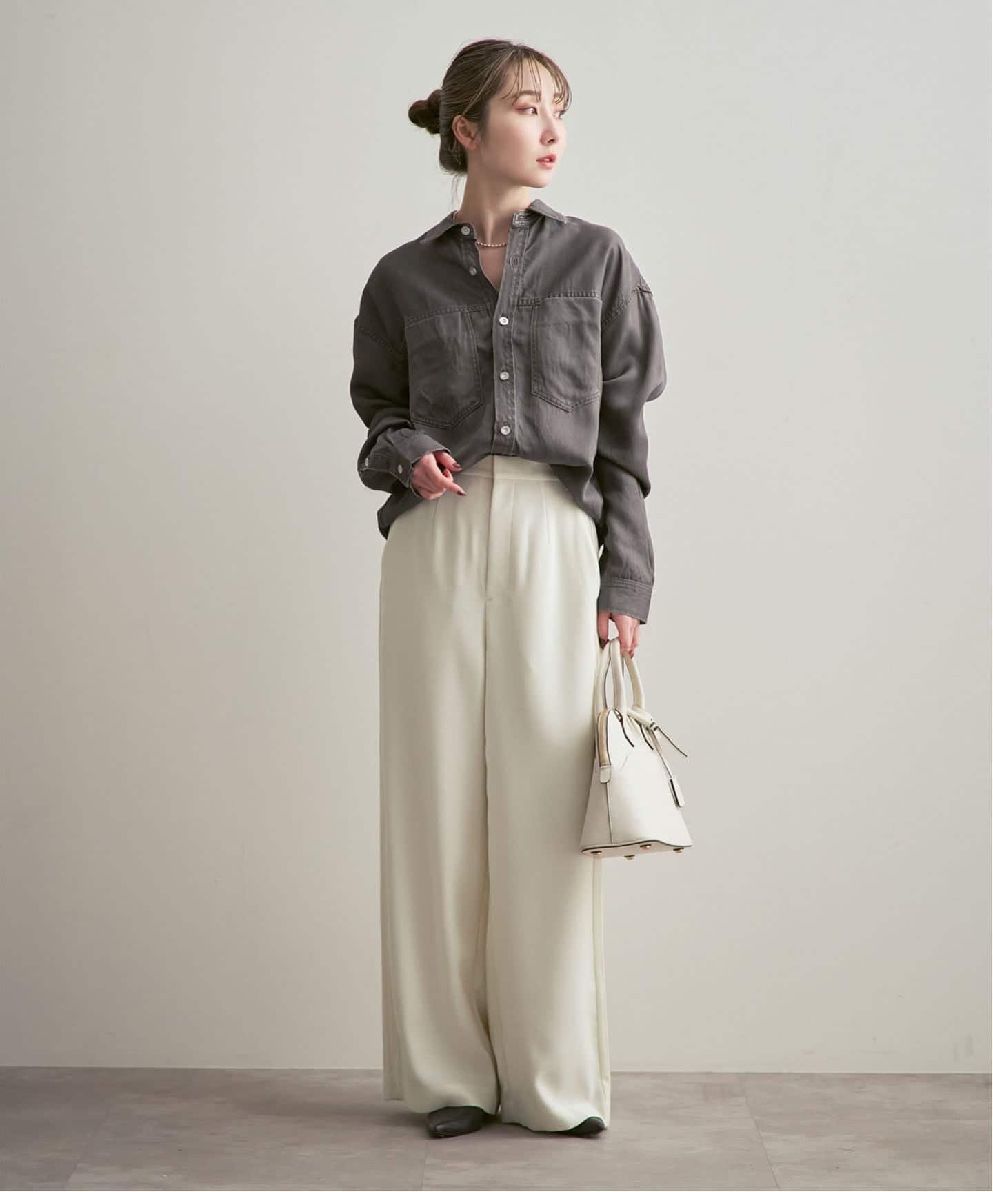 26SS先行予約》フェードカラービッグポケットシャツ（シャツ／ブラウス