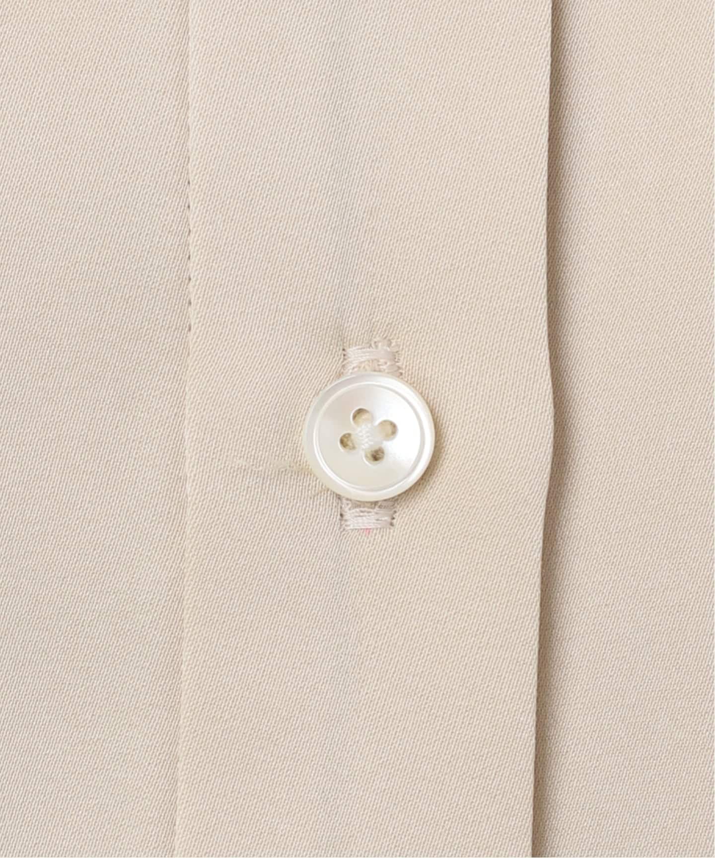 セットアップ対応》ルナサテンドレープシャツ（シャツ／ブラウス