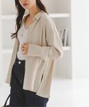 《26SS先行予約》ルナサテンドレープシャツ