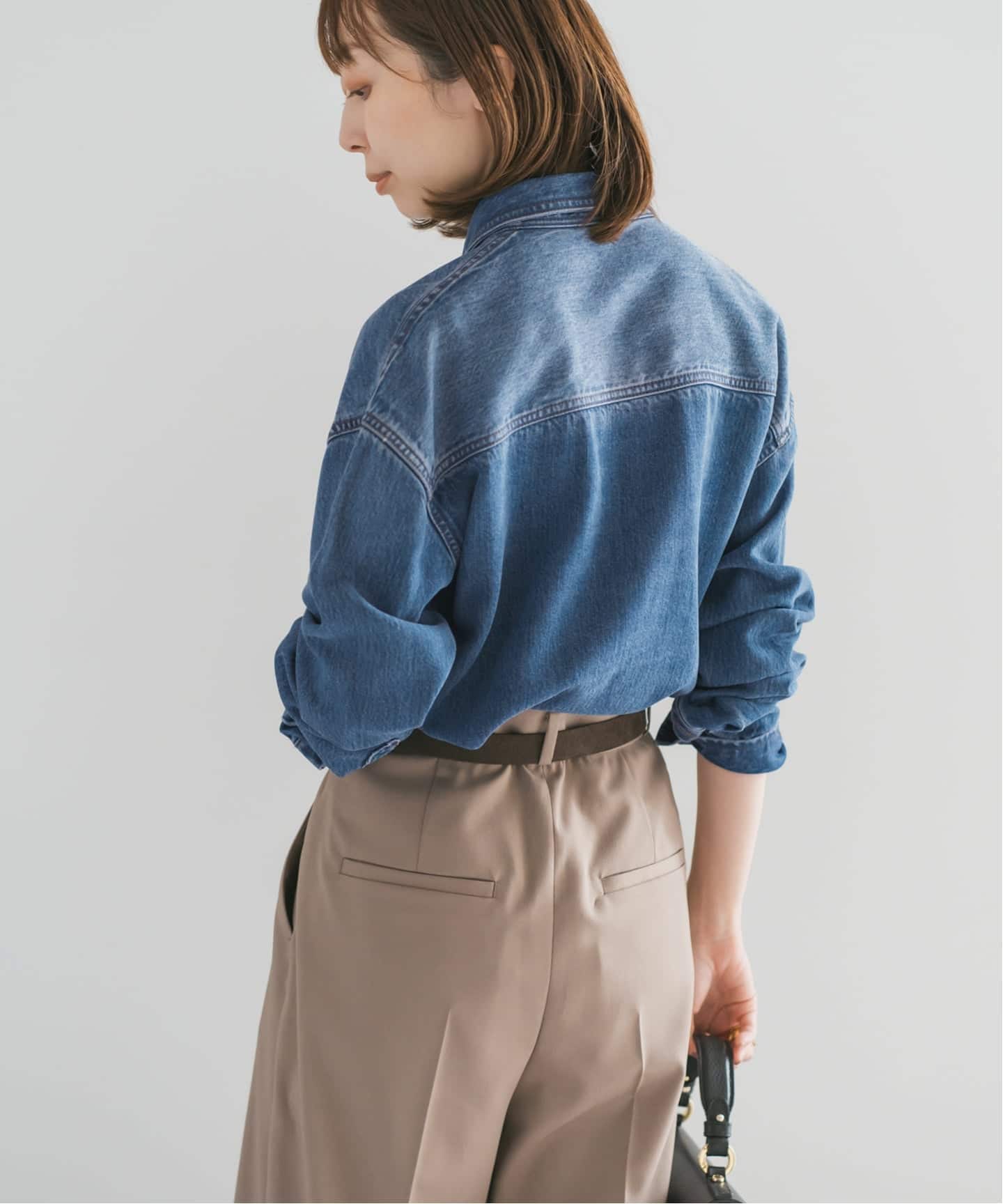 Noble デニムスージングデニムビックポケットシャツ WEB限定追加予約》スージングデニムビッグポケットシャツ（シャツ