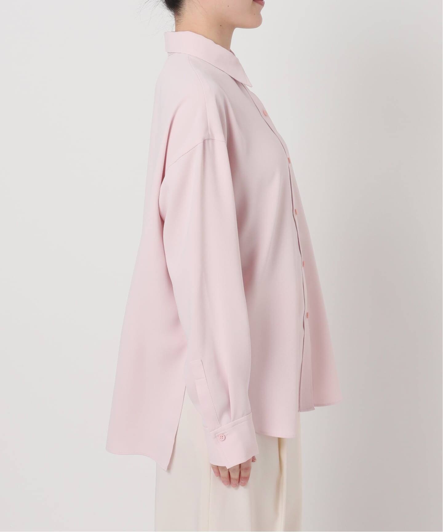 【美品】NOBLE シーズンカラープレーンシャツ ピンク 追加》シーズンカラープレーンシャツ（シャツ／ブラウス）｜NOBLE