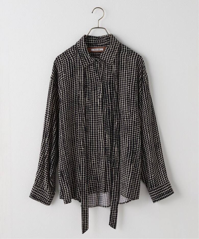 Room no.8/ルームエイト PRINT RIBBON SHIRTS（シャツ／ブラウス 