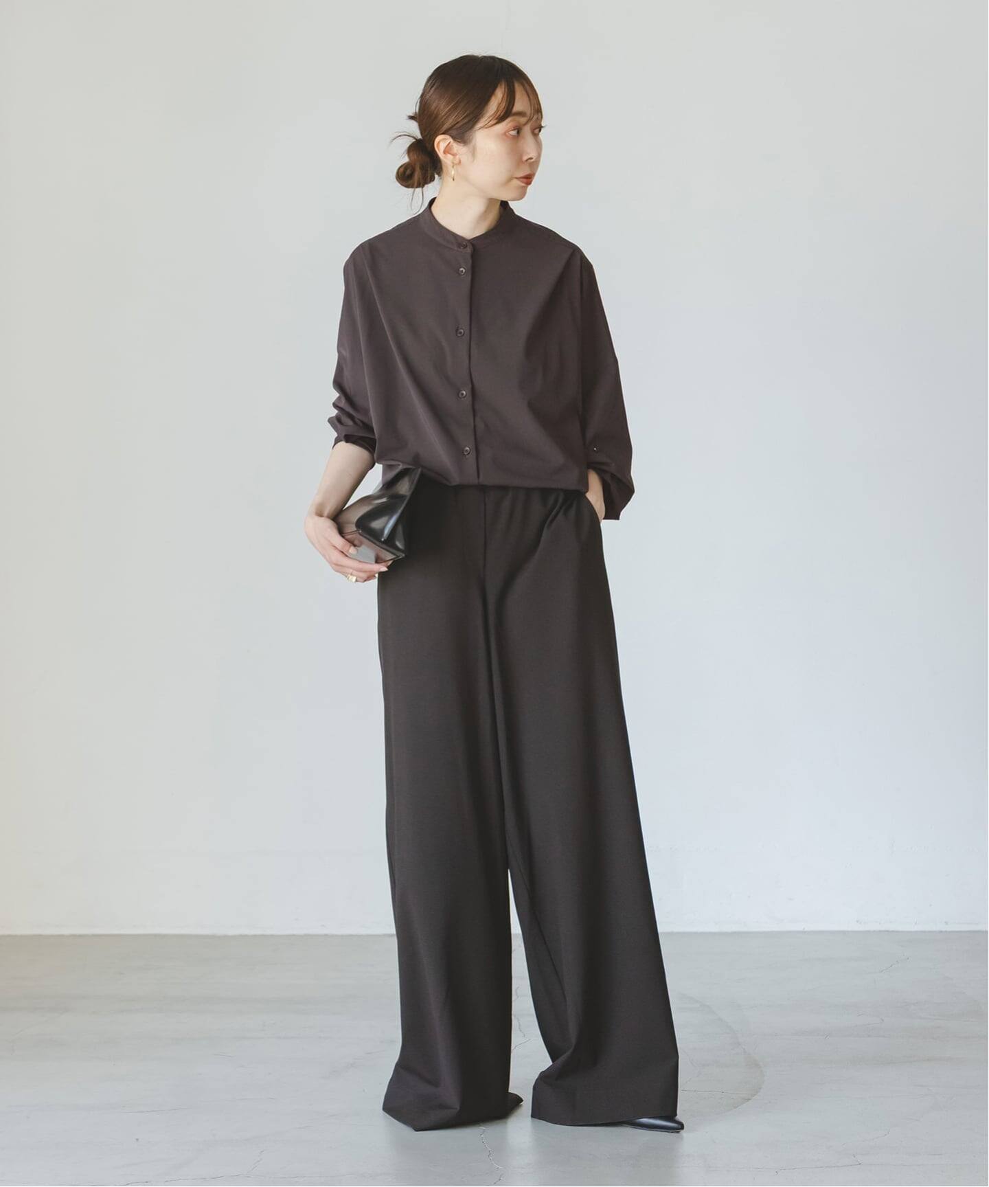 COG THE BIGSMOKE/コグザビッグスモーク OLGA BAND COLLAR SHIRT