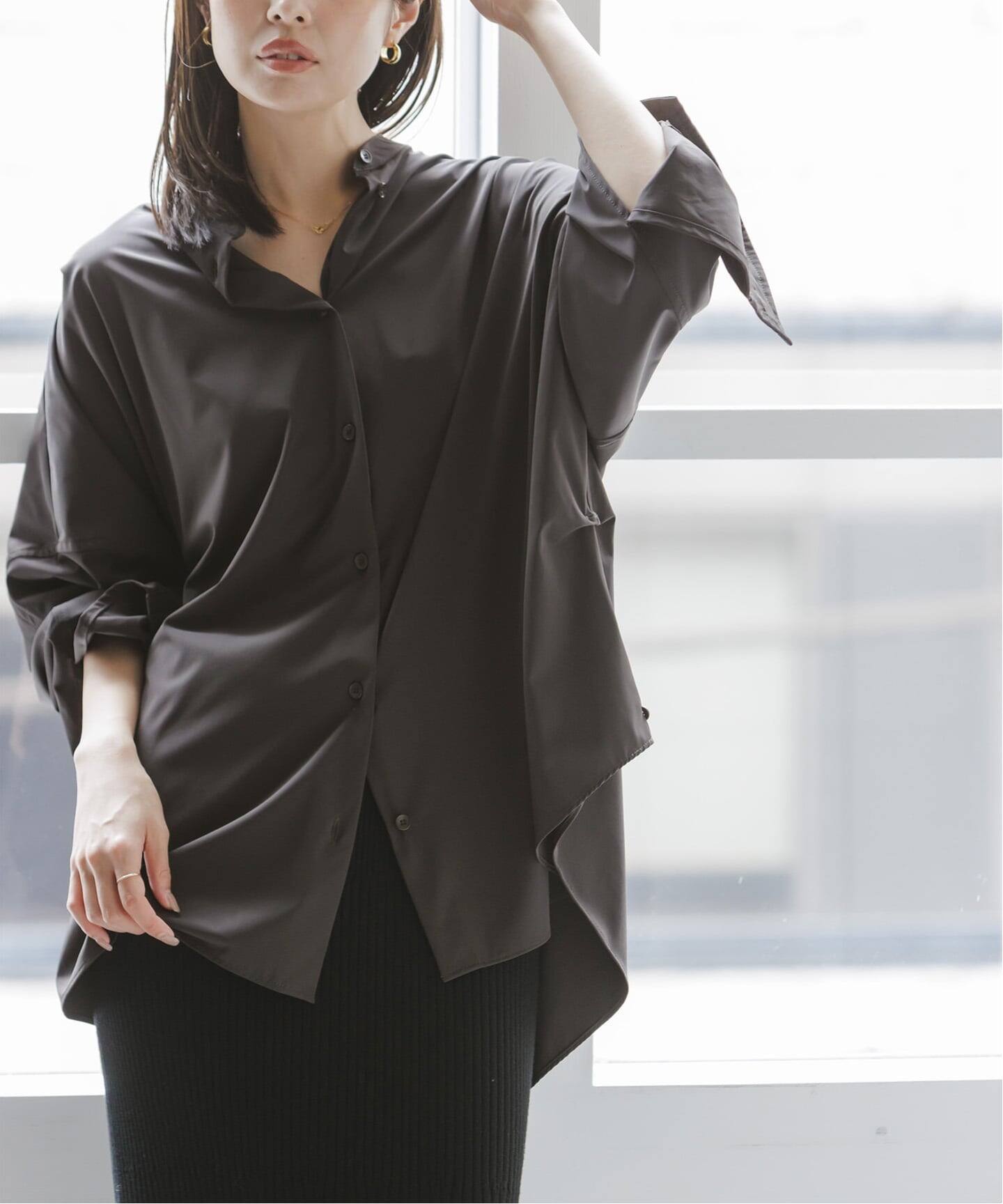 予約》COG THE BIGSMOKE/コグザビッグスモーク OLGA BAND COLLAR SHIRT 