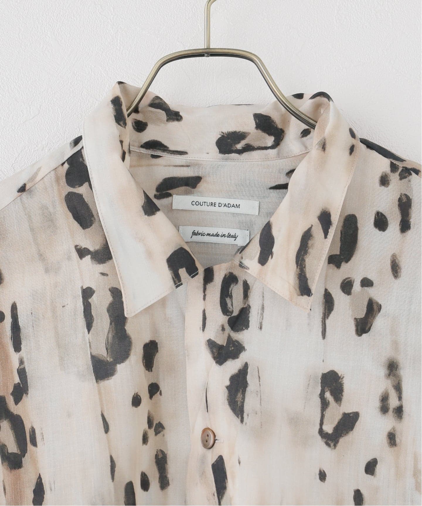 COUTURE D'ADAM/クチュールドアダム Leopard Italian Print Open