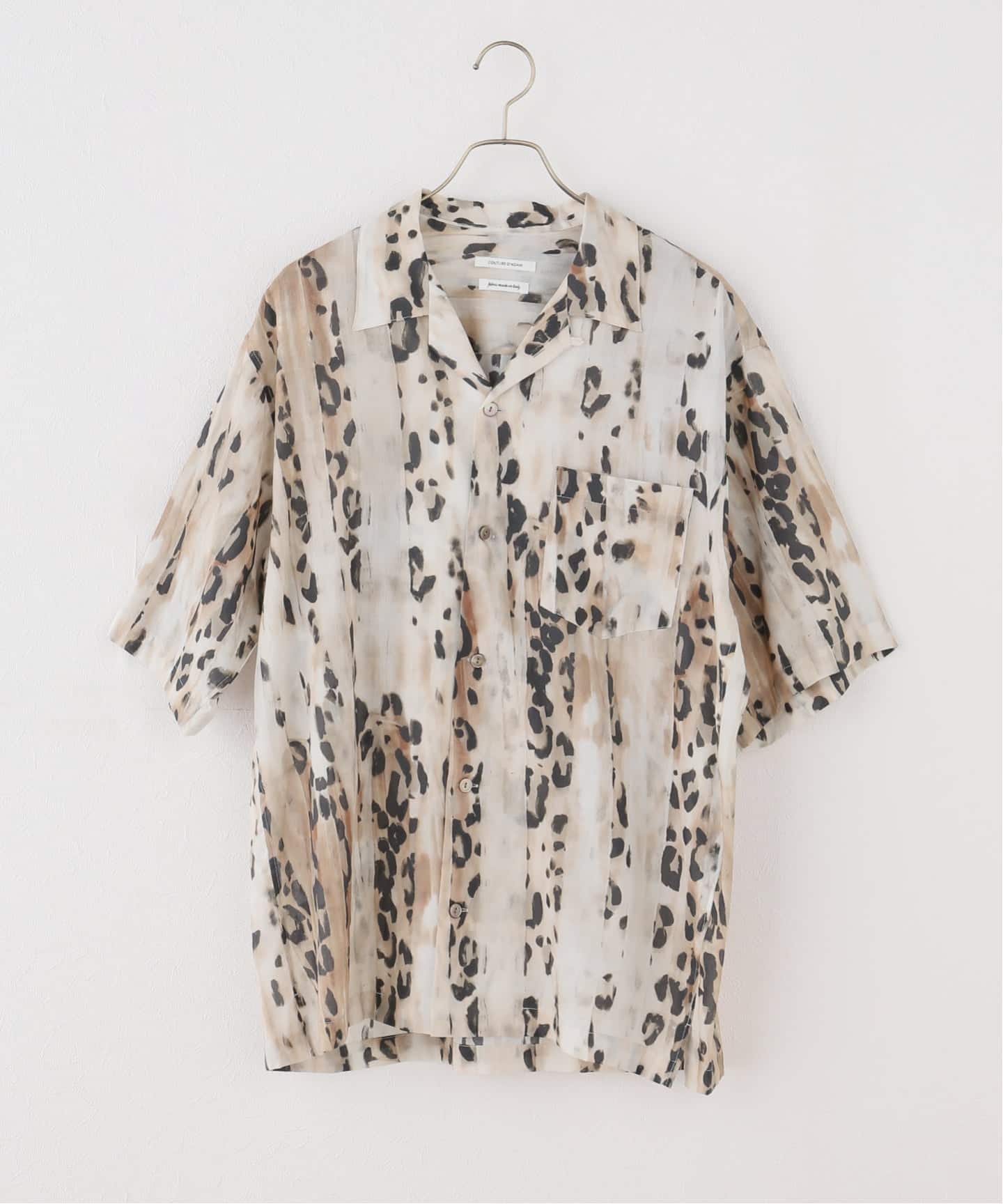 COUTURE D'ADAM/クチュールドアダム Leopard Italian Print Open
