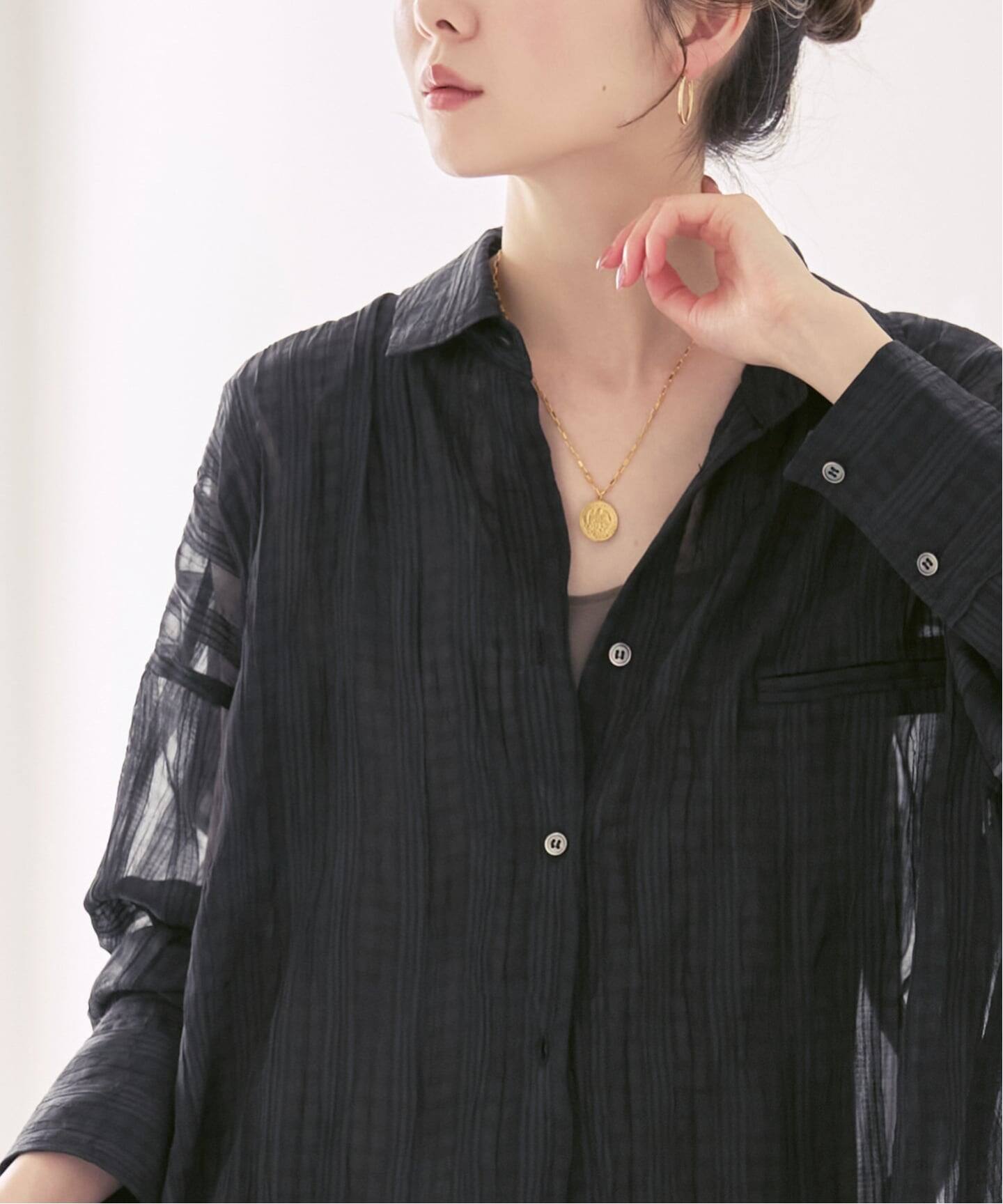 NOBLE別注》PROVOKE/プロヴォーク sheer check big SH（シャツ