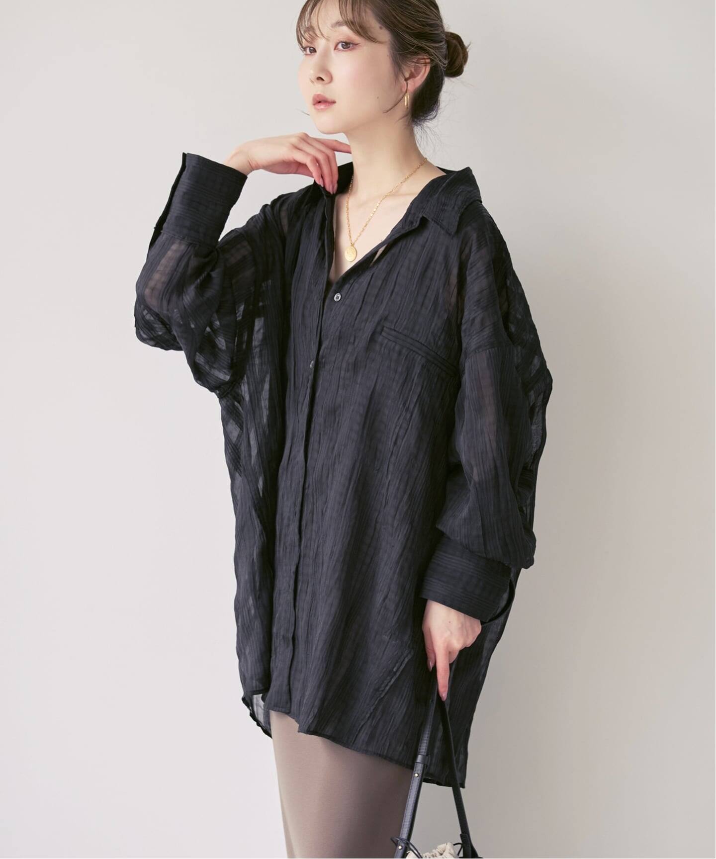 NOBLE別注》PROVOKE/プロヴォーク sheer check big SH（シャツ