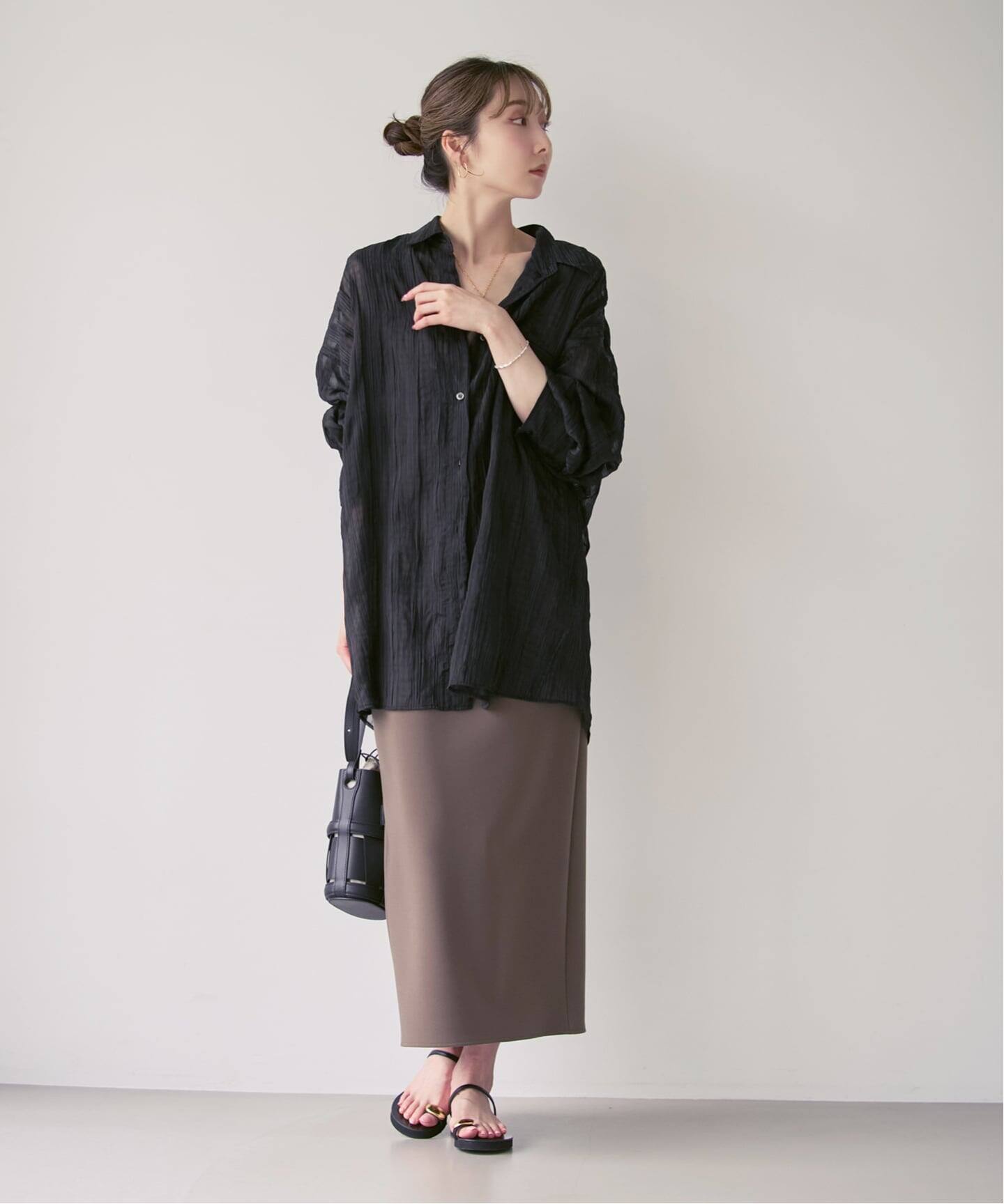 NOBLE別注》PROVOKE/プロヴォーク sheer check big SH（シャツ