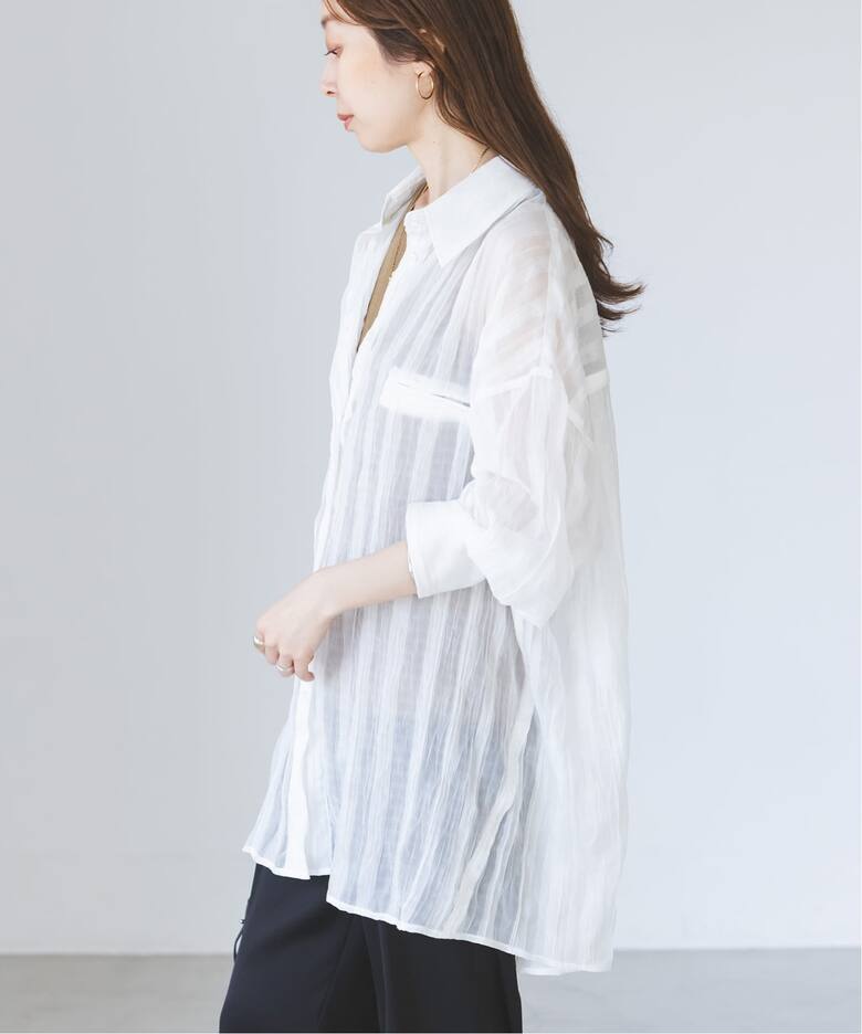 NOBLE別注》PROVOKE/プロヴォーク sheer check big SH（シャツ 