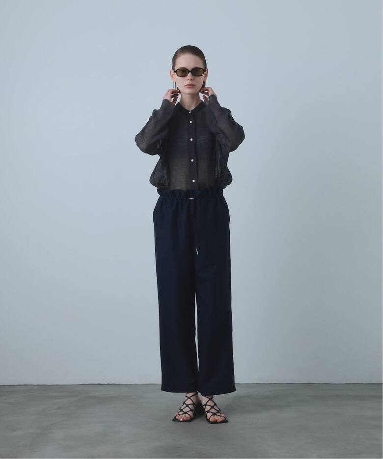 LINEN MESH SHIRT/リネンメッシュシャツ（シャツ／ブラウス）｜CALMER 
