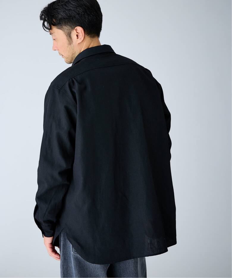 予約》ETS.MATERIAUX(マテリオ) US ネイビーシャツ（シャツ／ブラウス 