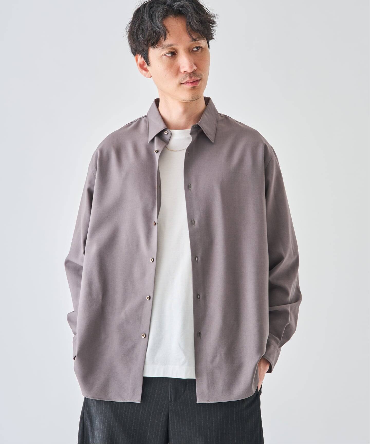 SUPER 100's ウール レギュラー シャツ（シャツ／ブラウス）｜EDIFICE
